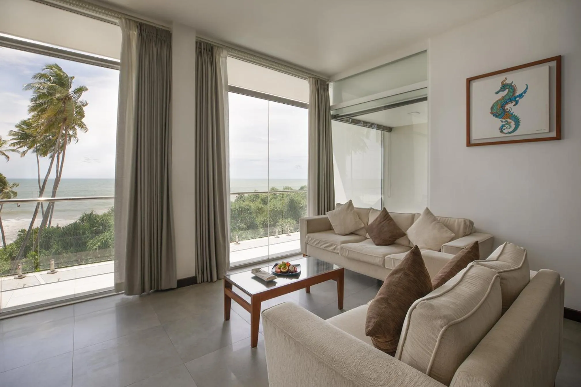 Living room in The Habitat Kosgoda by Asia Leisure