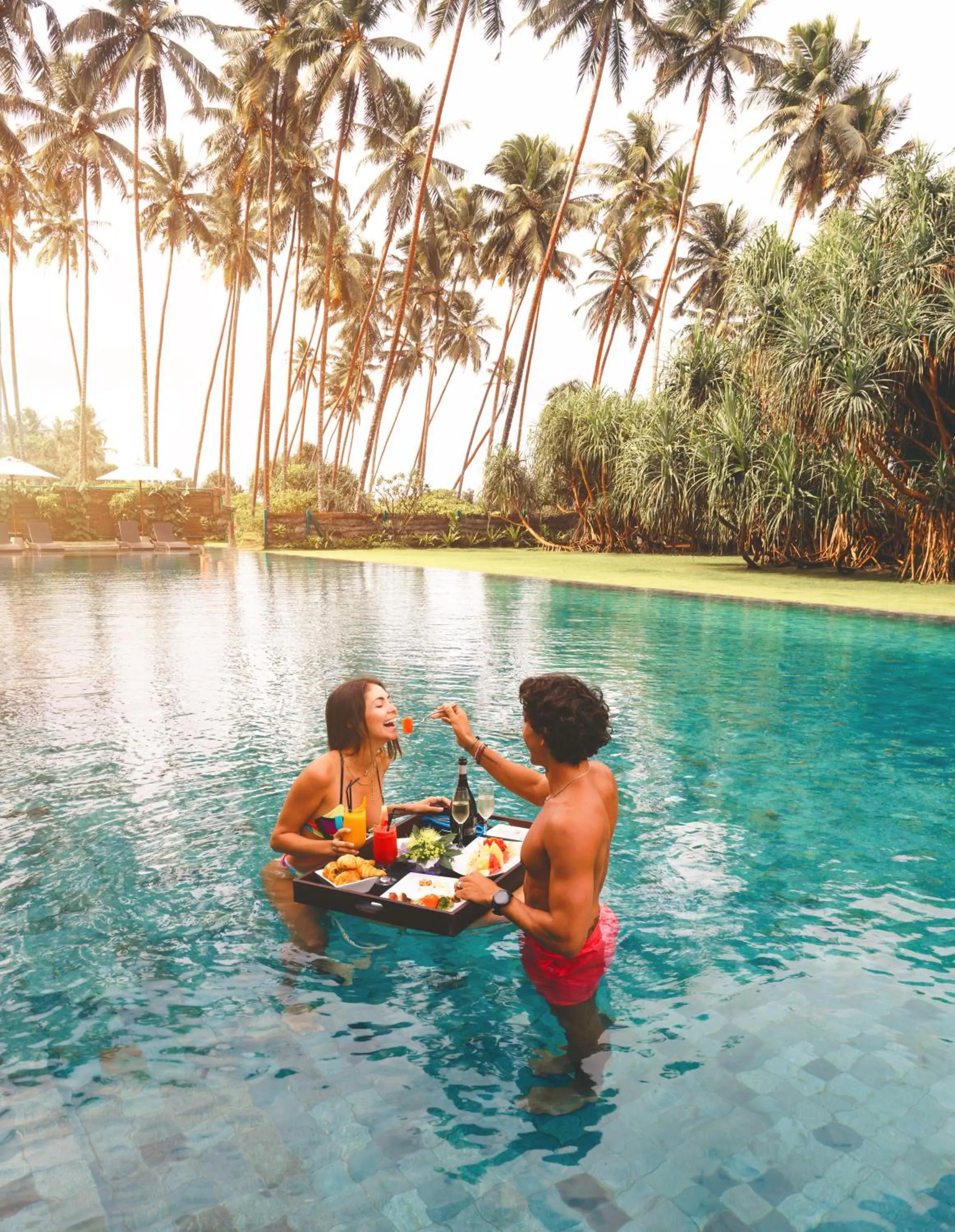 Swimming pool in The Habitat Kosgoda by Asia Leisure