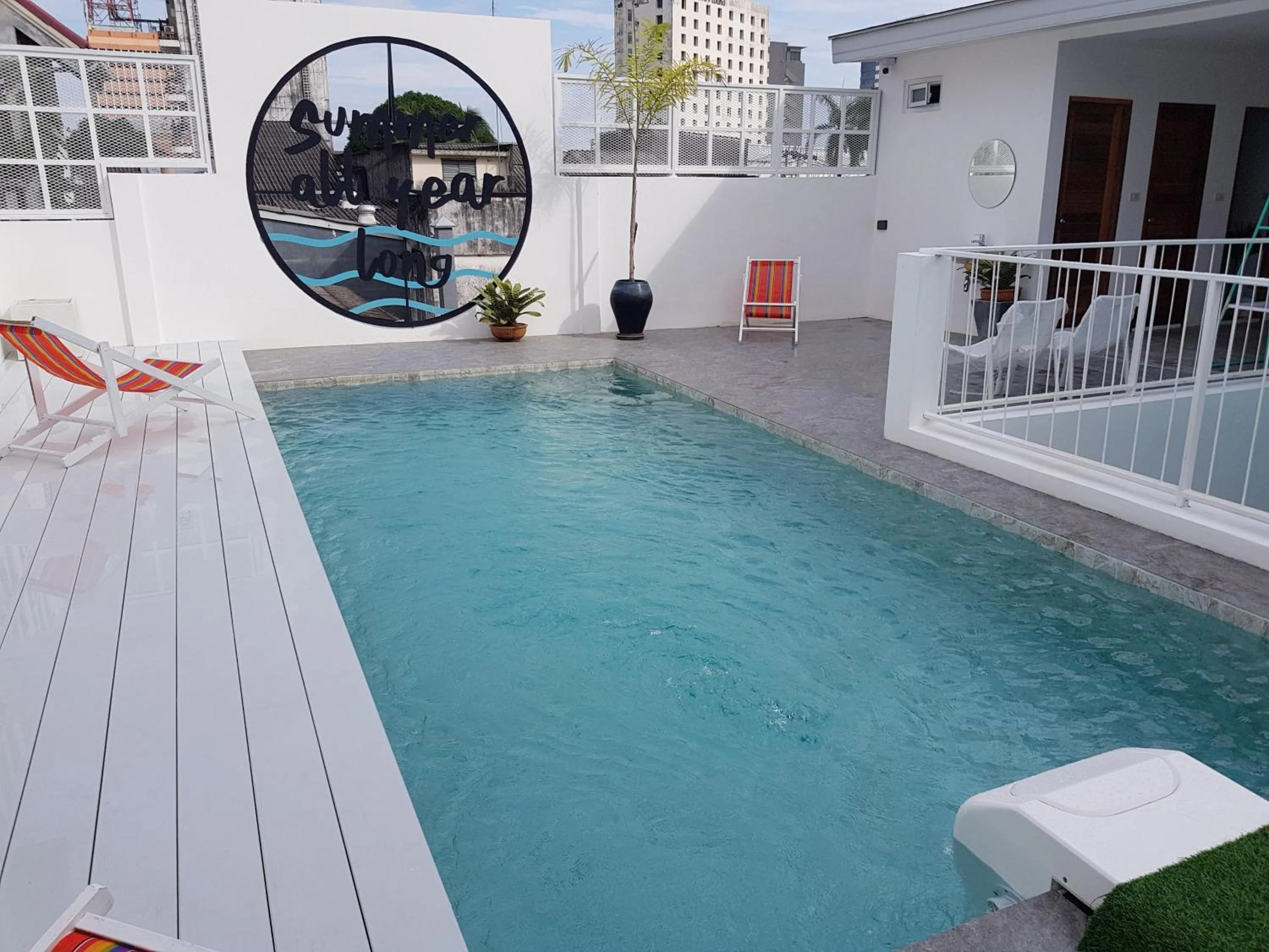 Swimming pool in Borbaboom Phuket Poshtel & Hostel