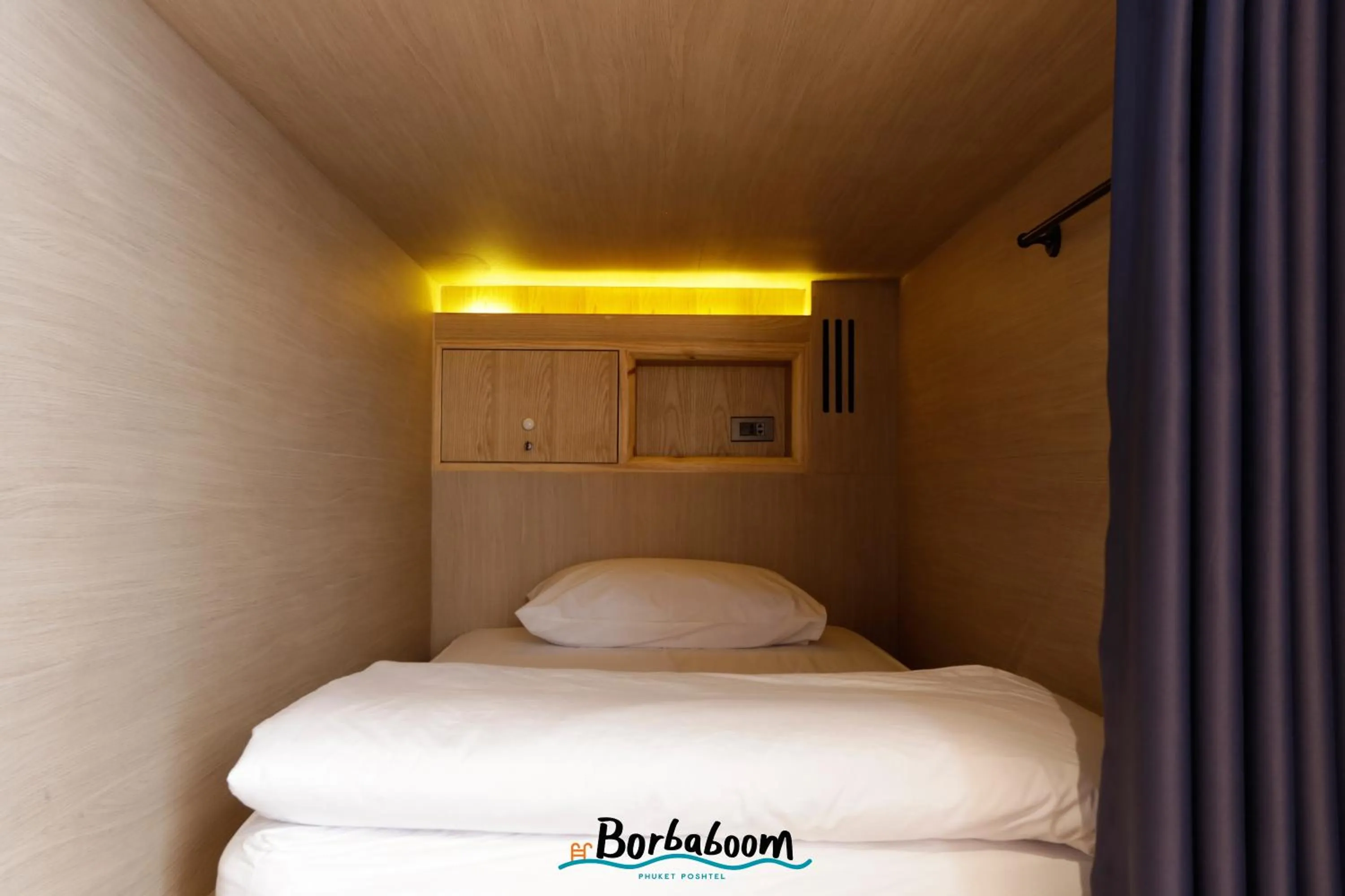 Bed in Borbaboom Phuket Poshtel & Hostel