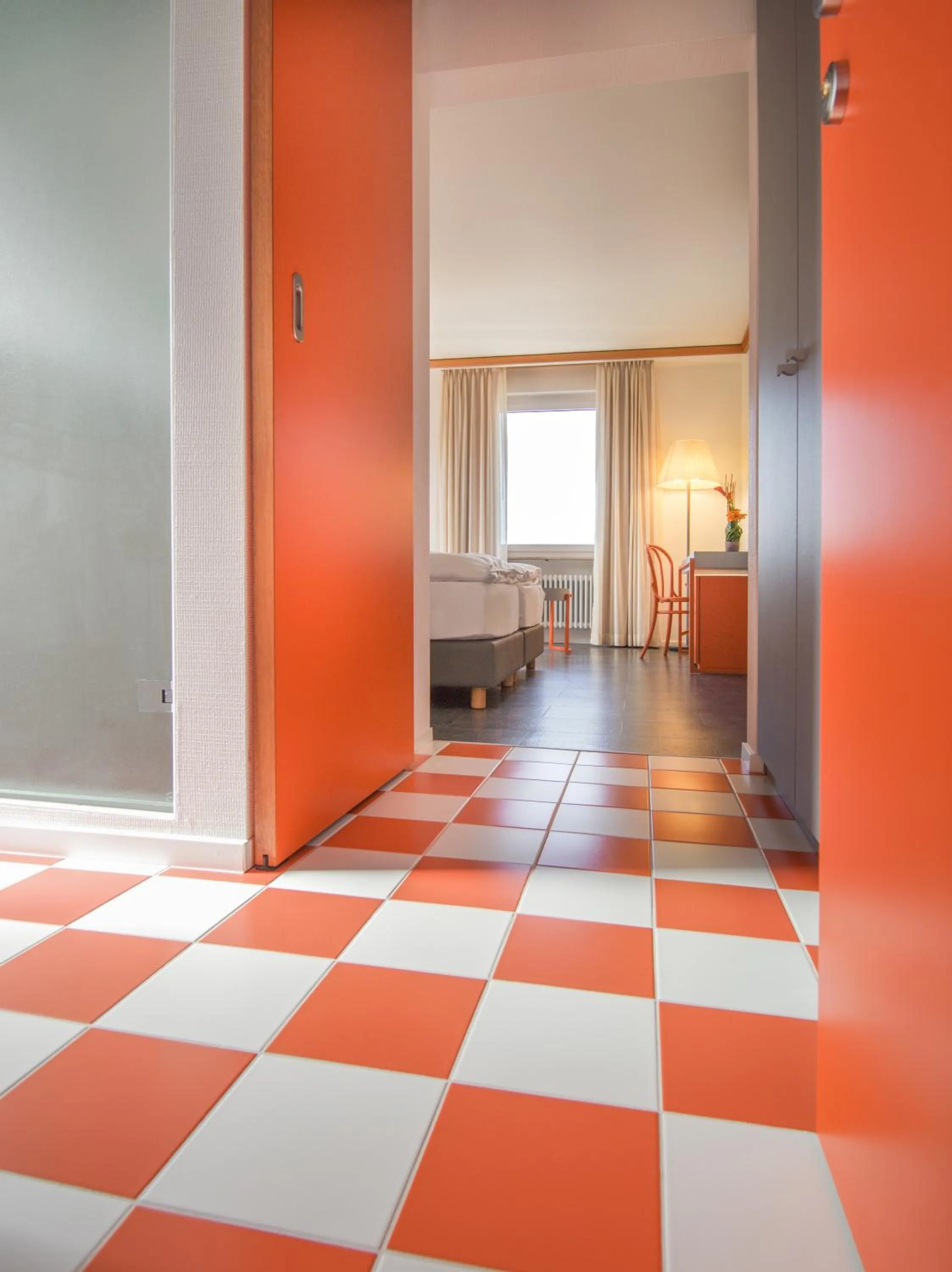 Bed in Albergo Carcani by Ketty & Tommy