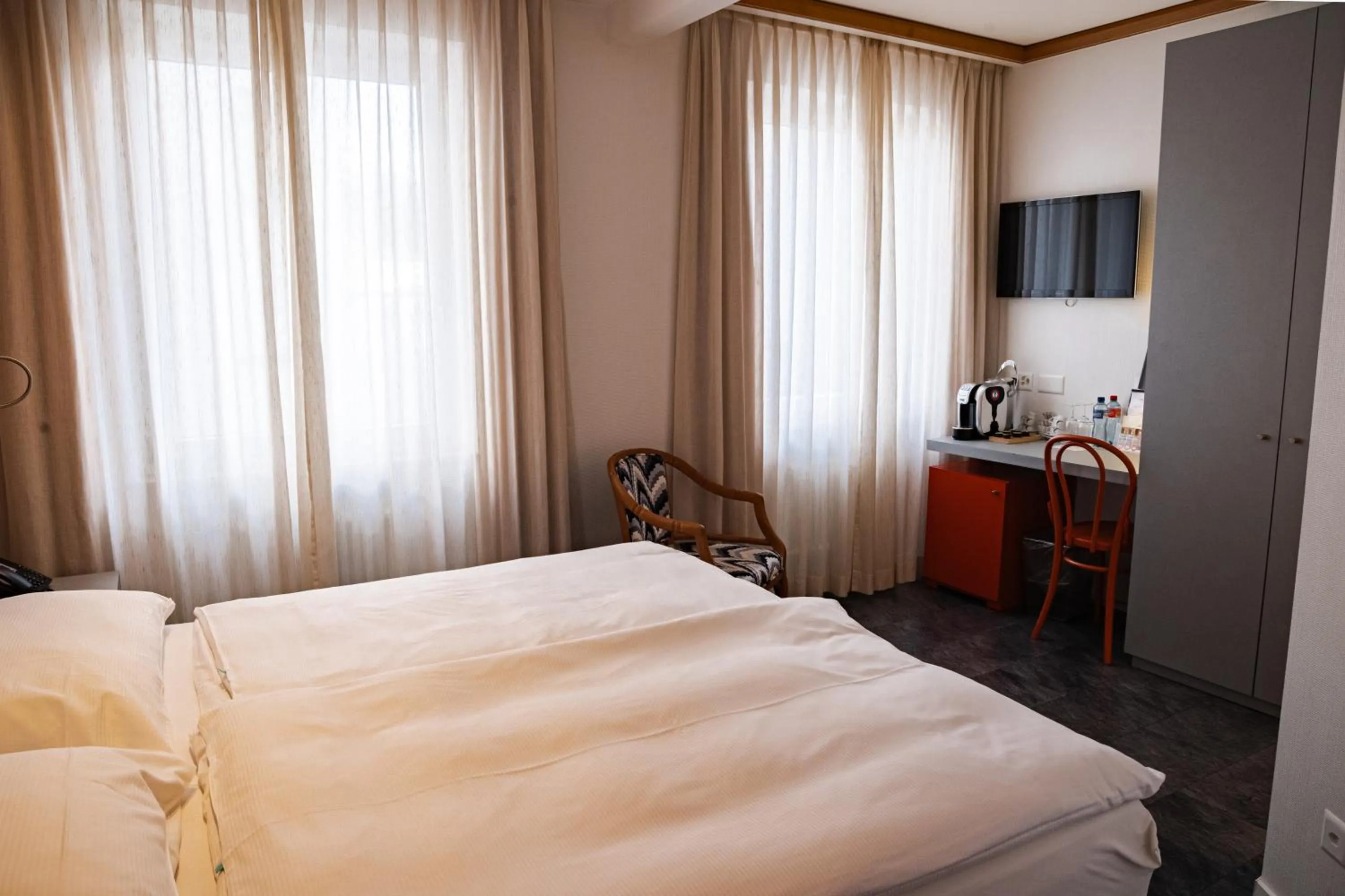 Bed in Albergo Carcani by Ketty & Tommy