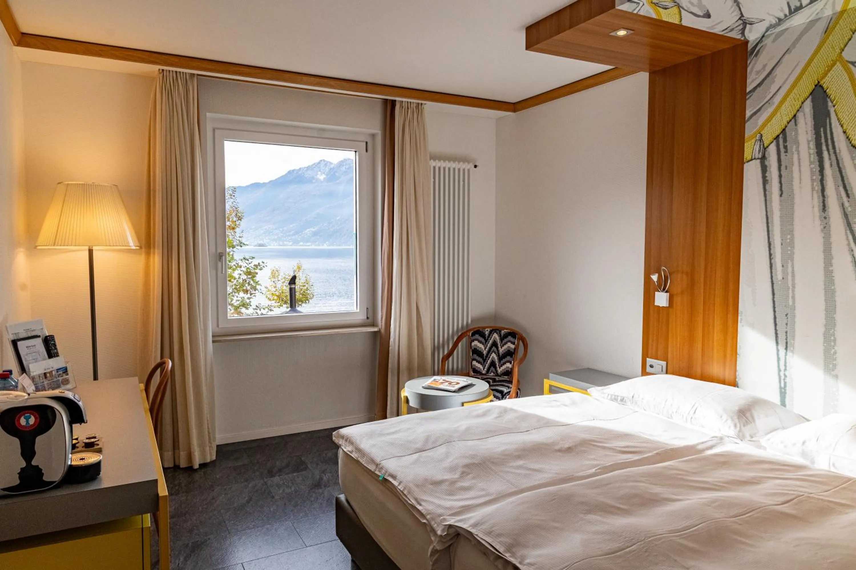 Bed in Albergo Carcani by Ketty & Tommy