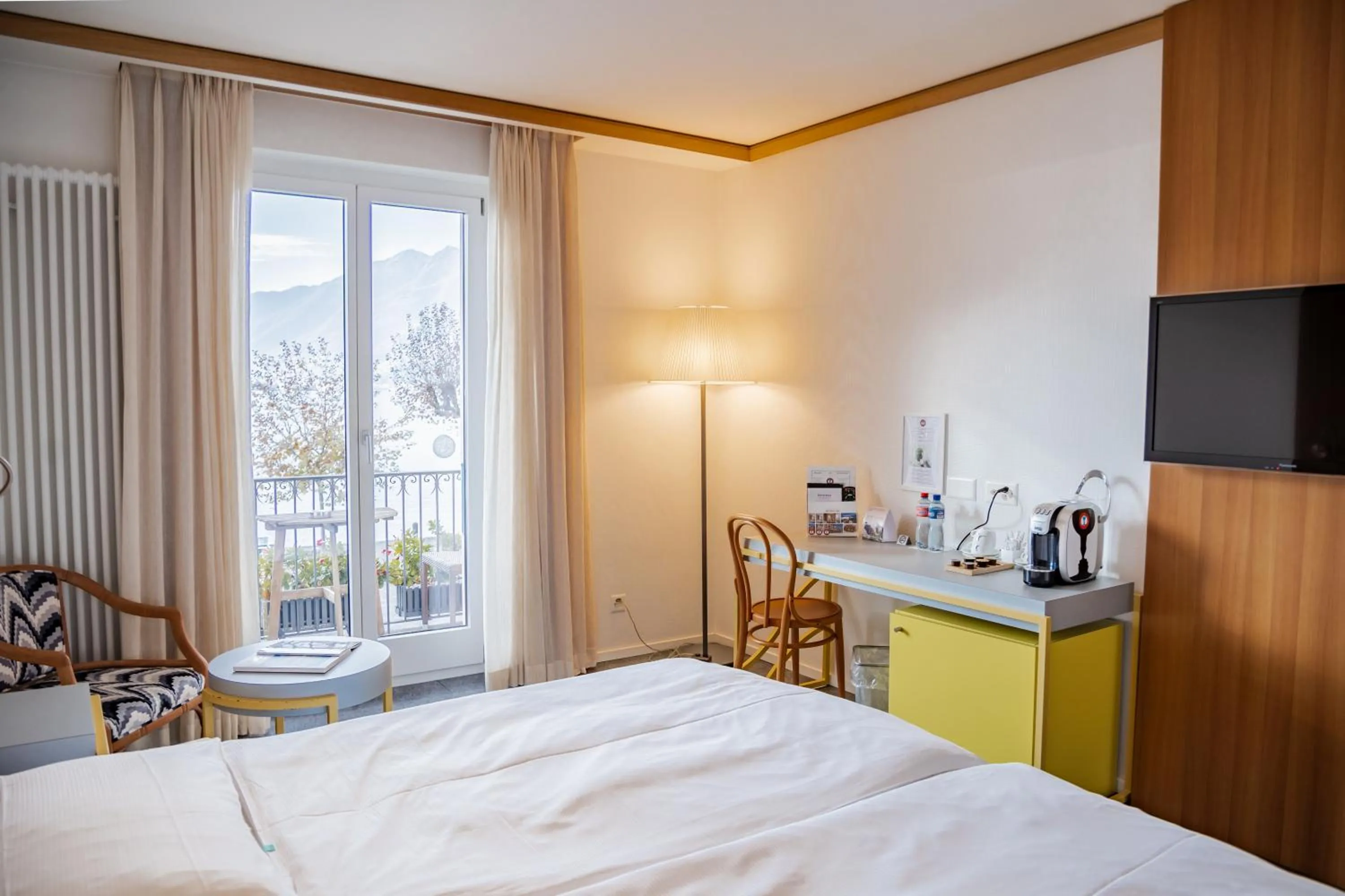 Bed in Albergo Carcani by Ketty & Tommy