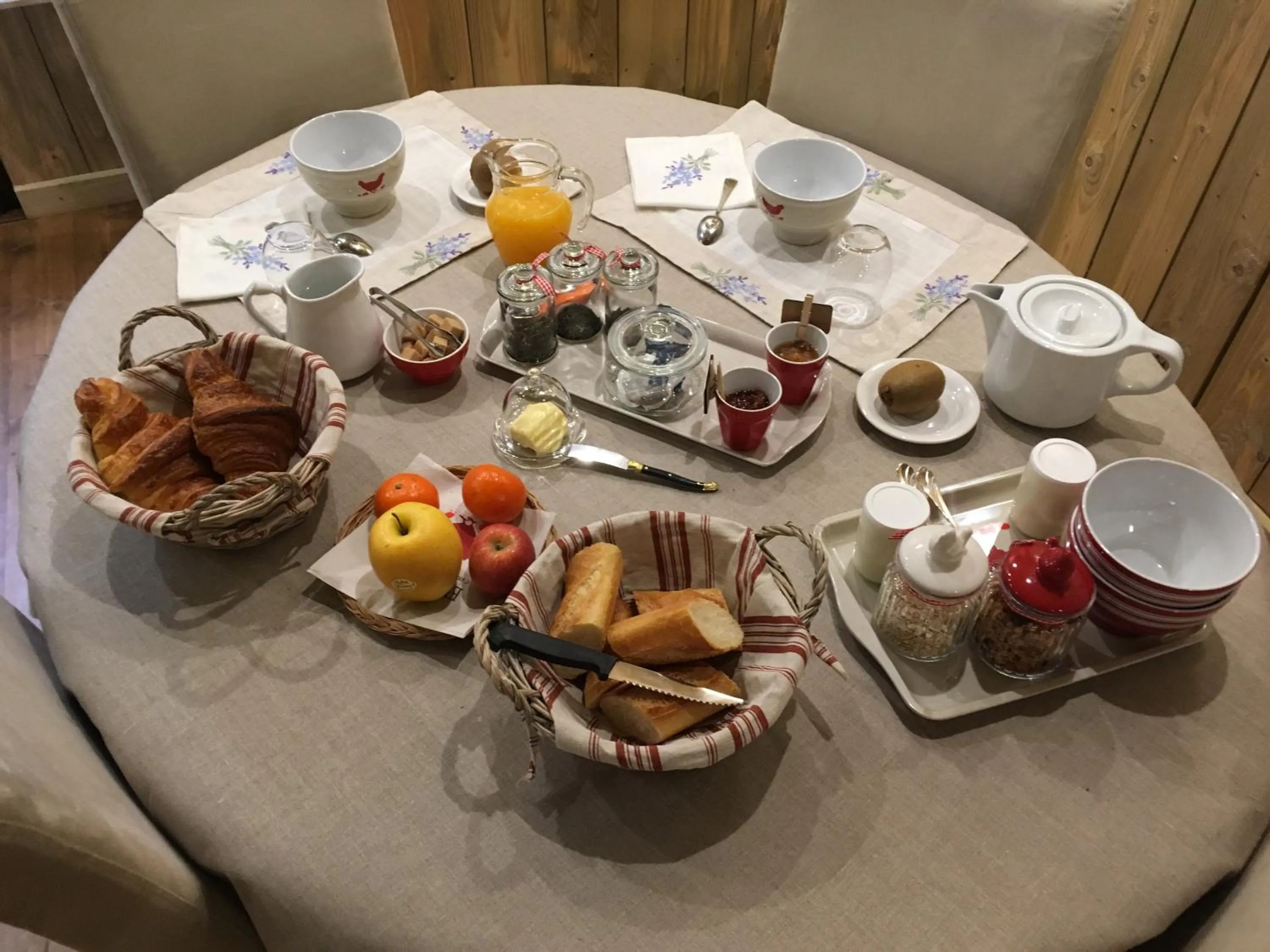 Breakfast in Les Bouyeres