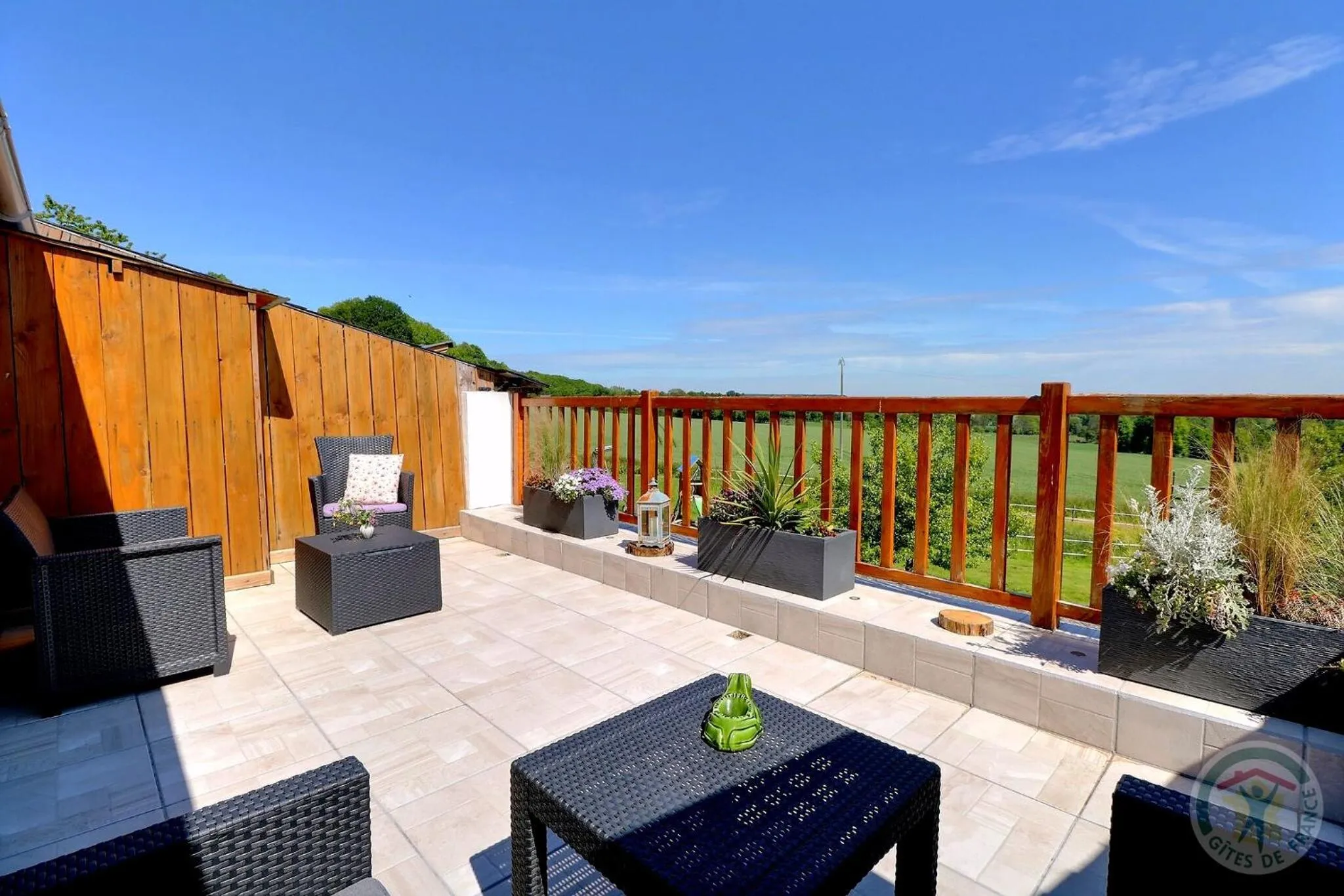 Patio in Les Bouyeres