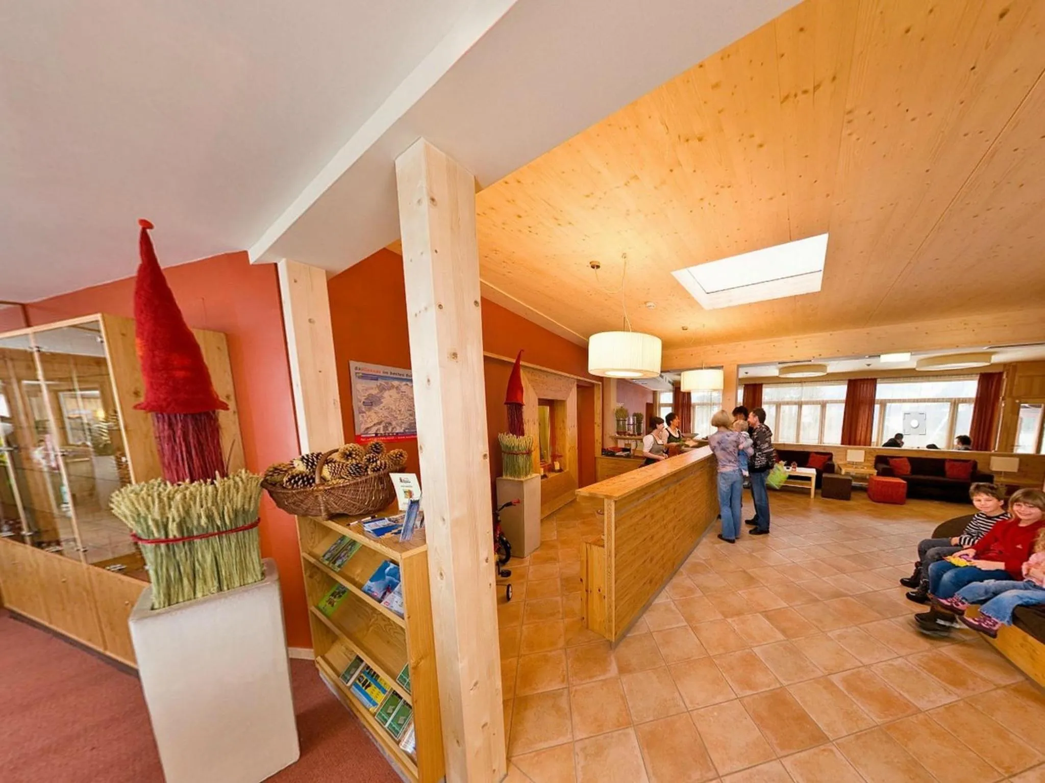 Lobby or reception in RAMSI euer Familienhotel