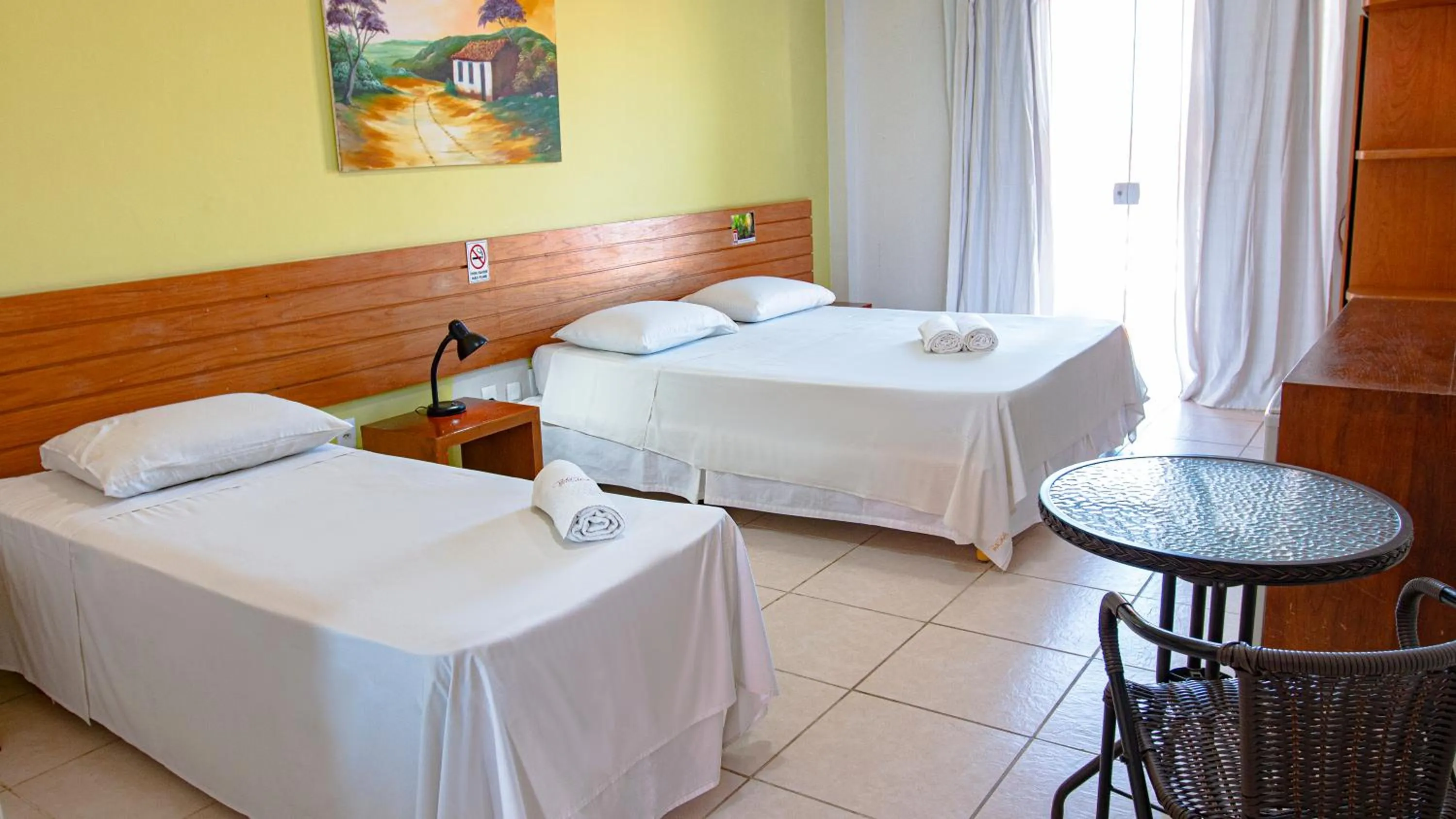 Bed in Hotel Portal dos Ventos