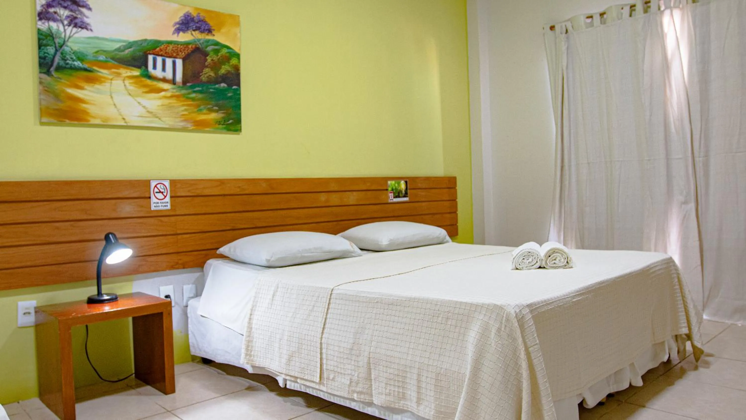 Bed in Hotel Portal dos Ventos