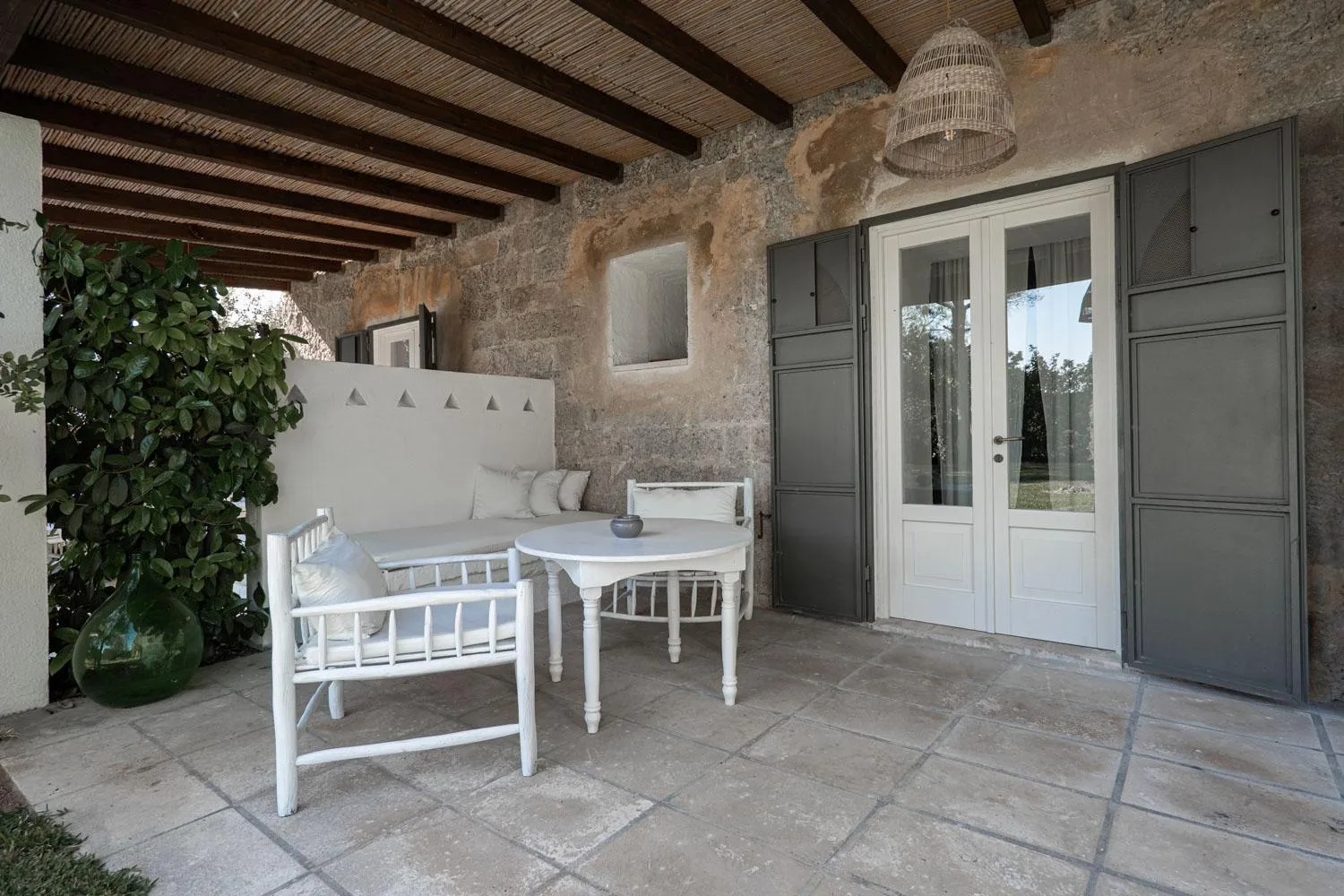 Patio in Masseria Li Foggi