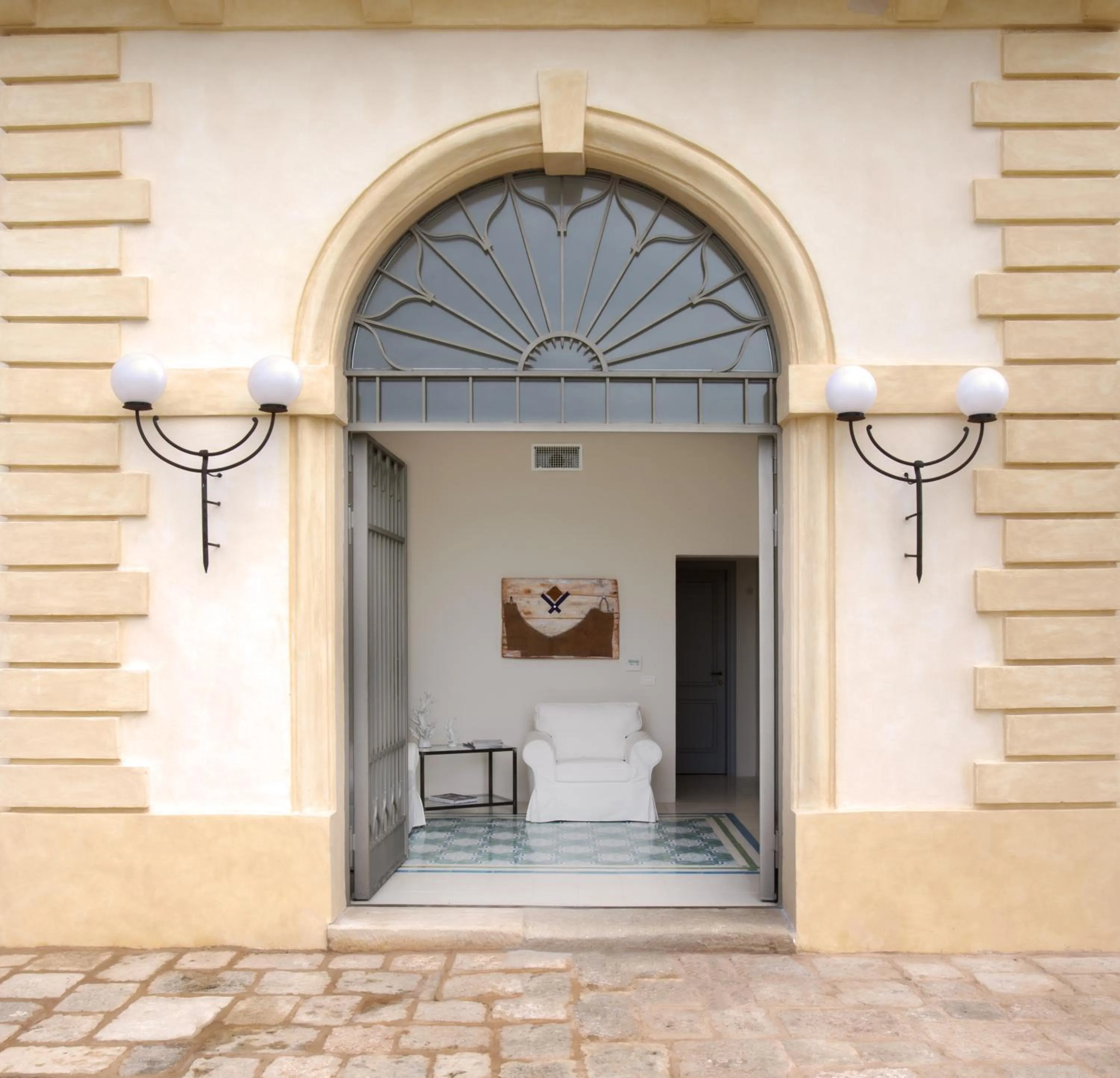 Facade/entrance in Masseria Li Foggi