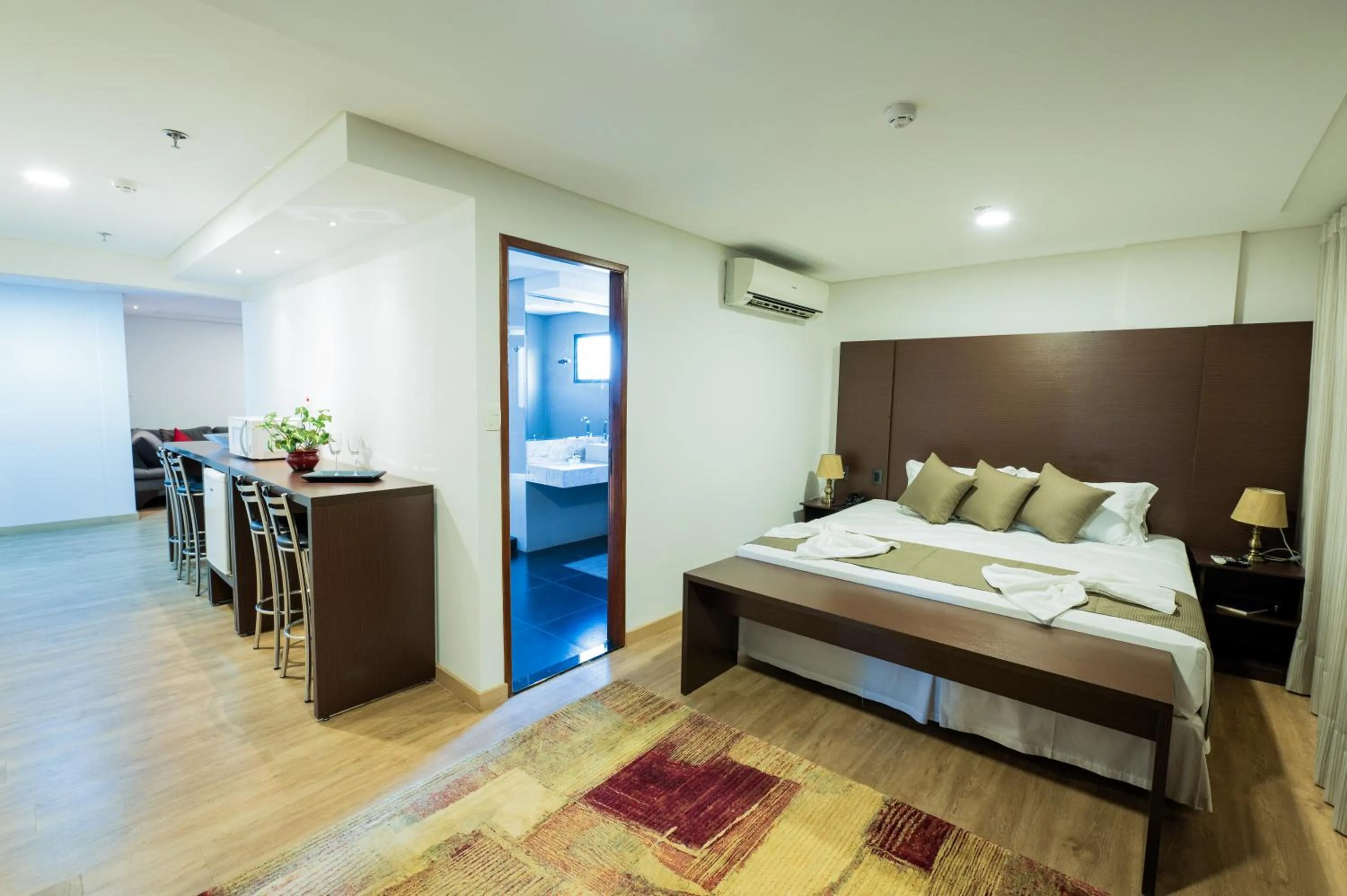 Bed in Olavo Bilac Hotel