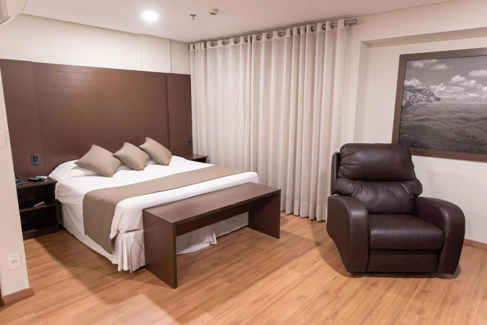 Bed in Olavo Bilac Hotel