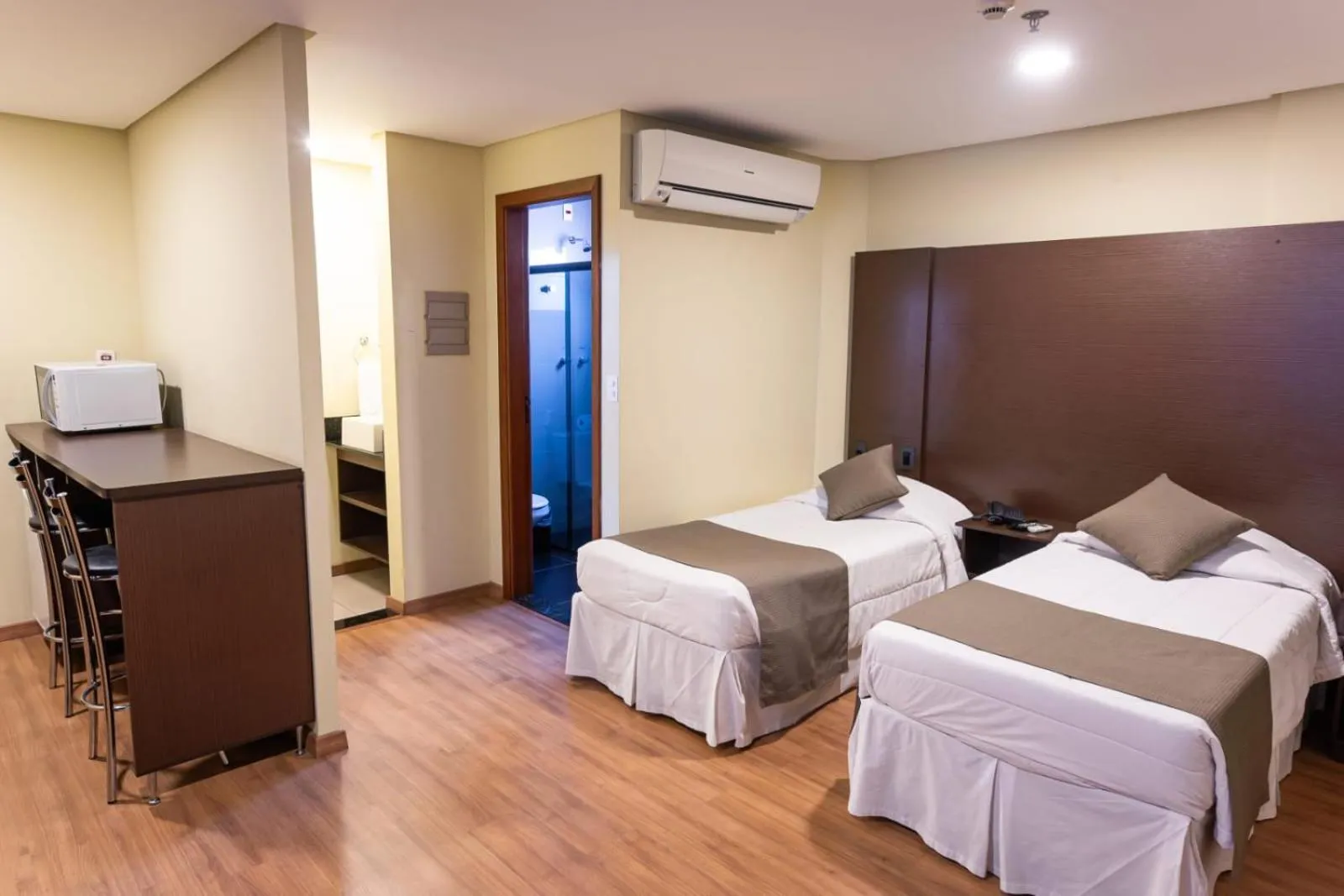 Bed in Olavo Bilac Hotel