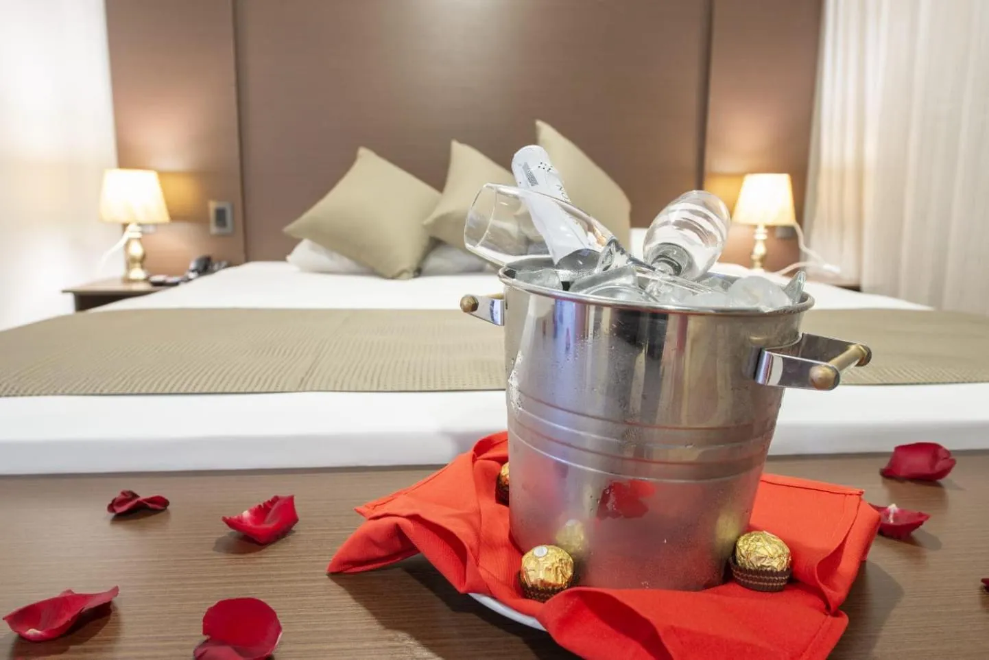 Bed in Olavo Bilac Hotel