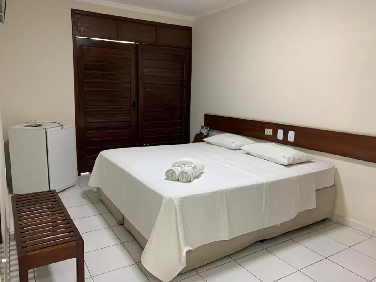 Bed in Hotel Pousada Dos Ventos