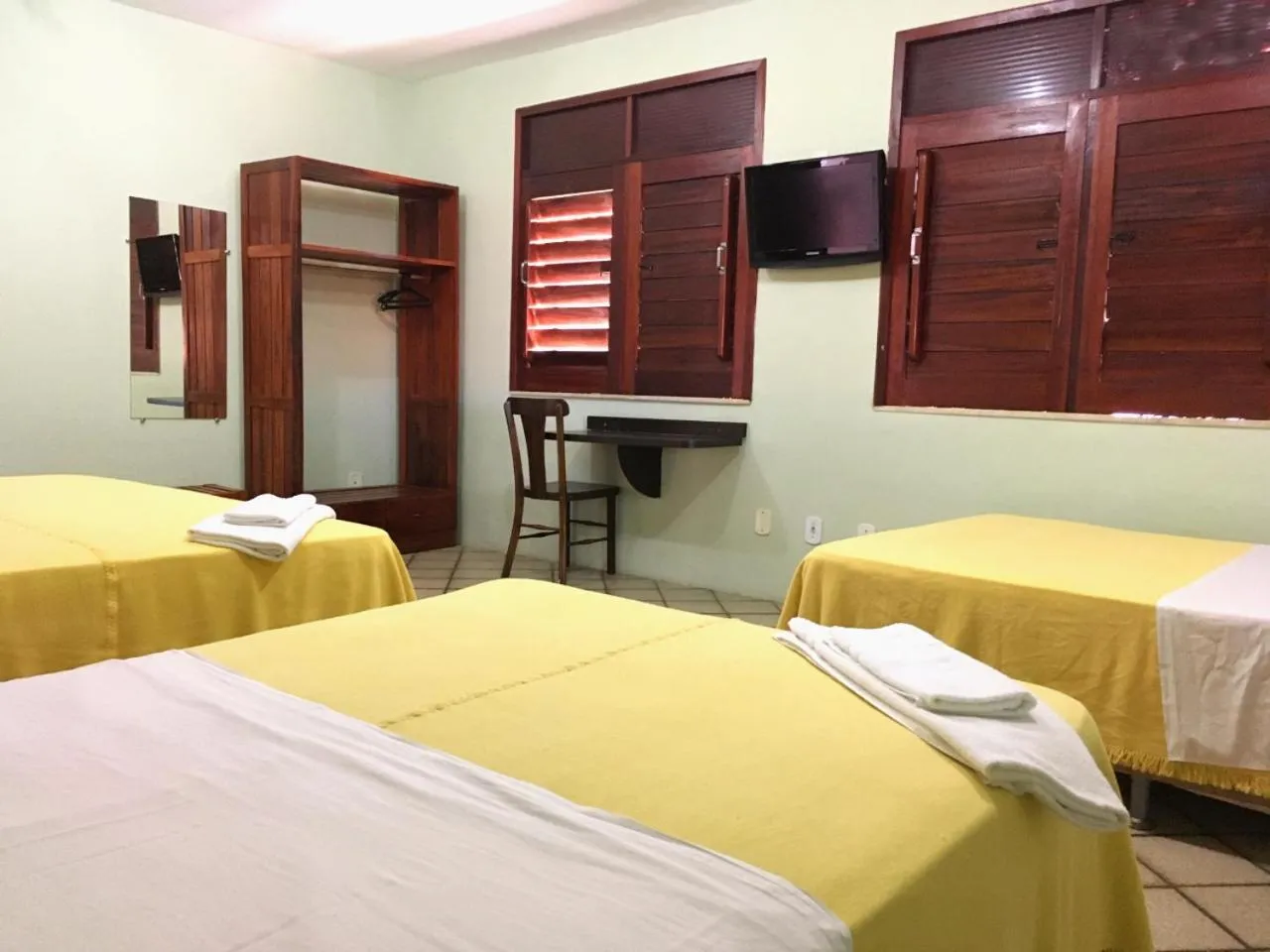 Bed in Hotel Pousada Dos Ventos