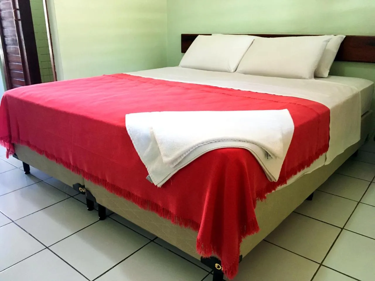 Bed in Hotel Pousada Dos Ventos