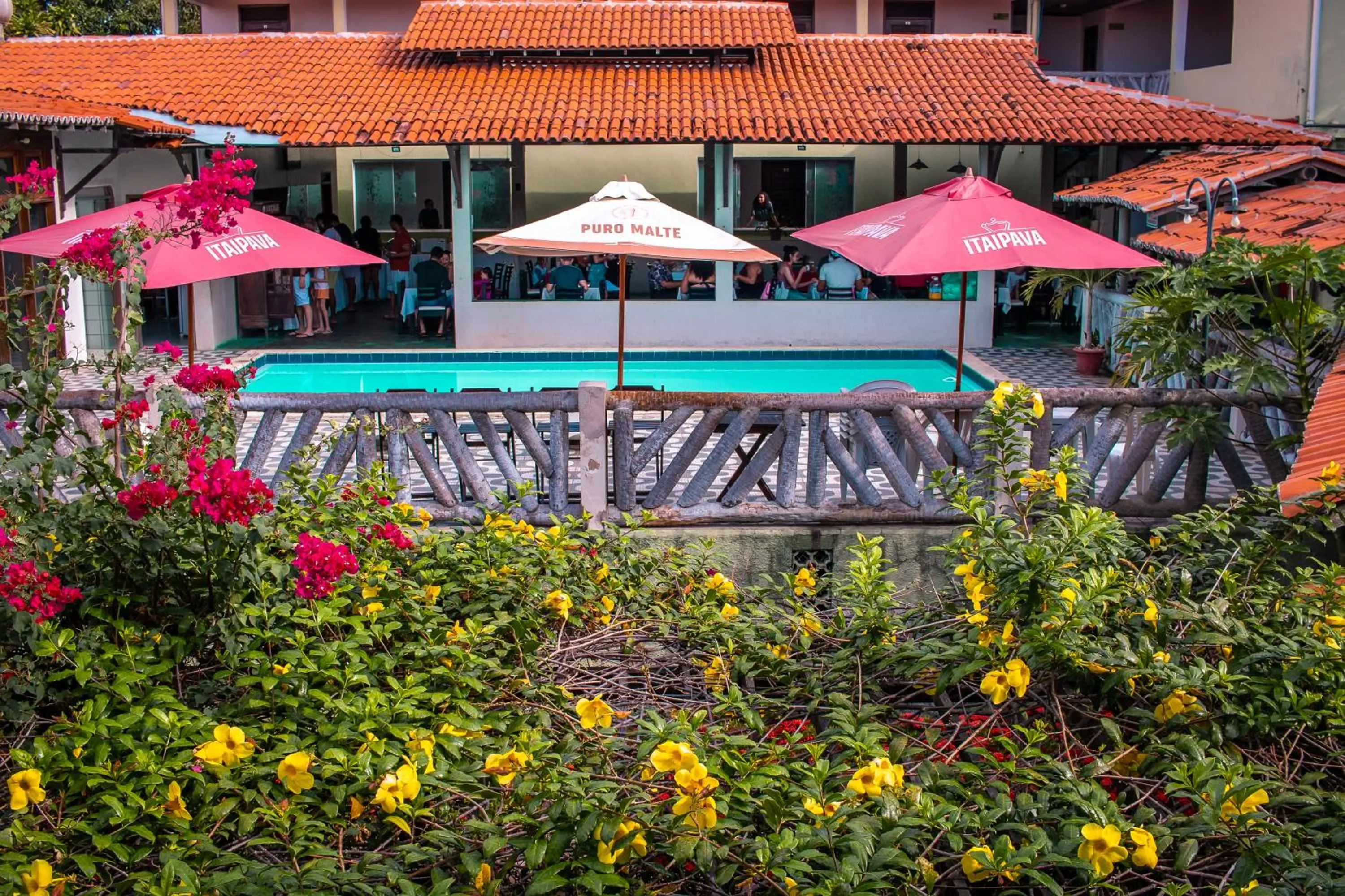Pool view in Hotel Pousada Dos Ventos