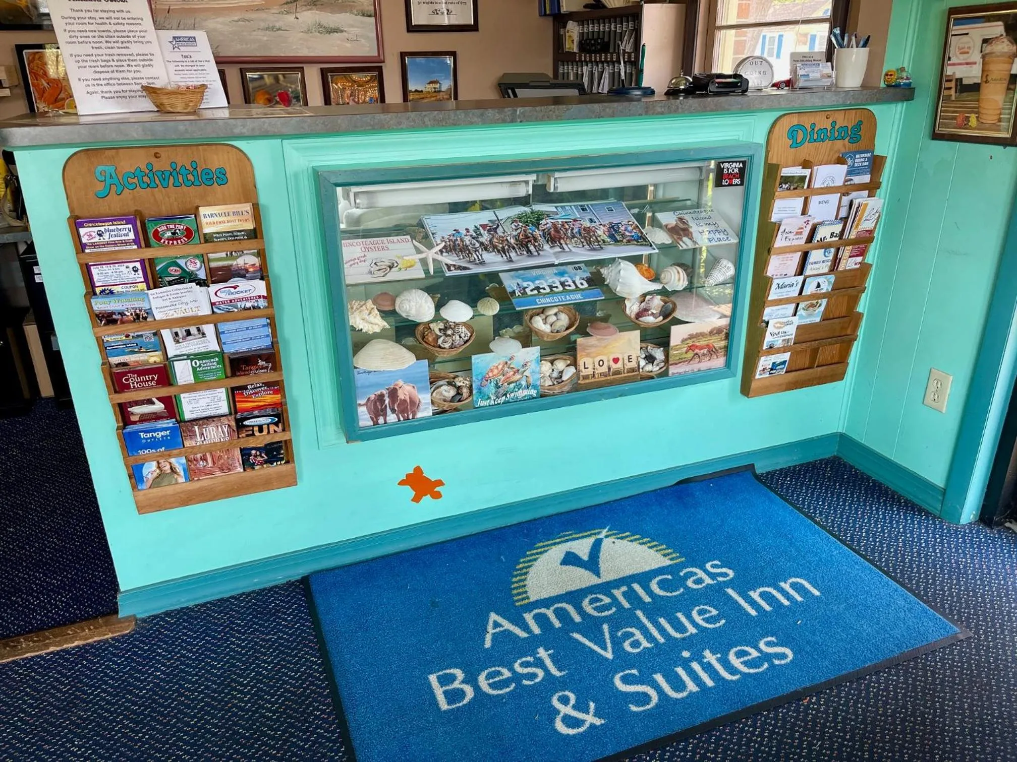 Property building in Americas Best Value Inn Chincoteague