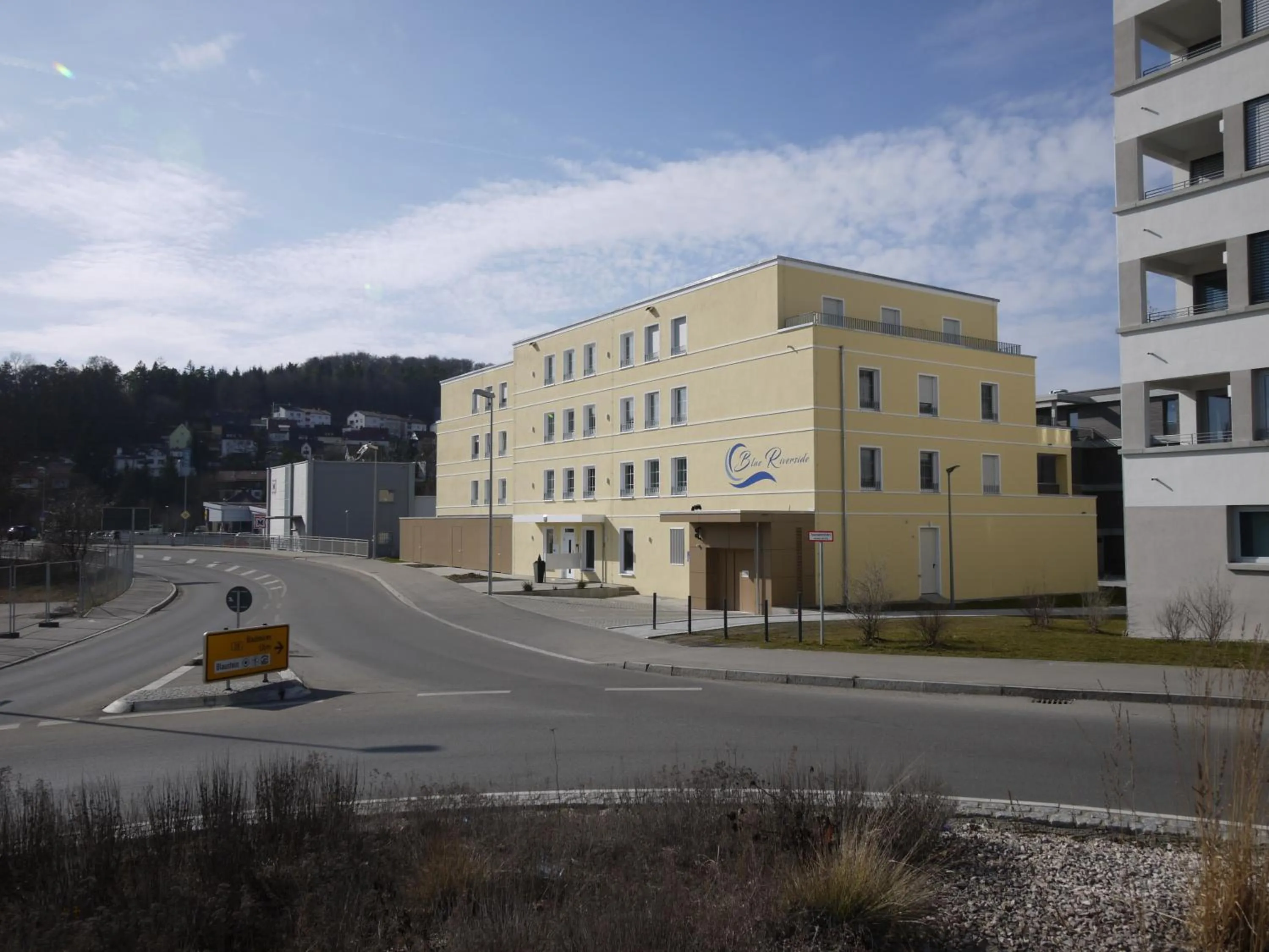 Street view in Blue Riverside Apartments