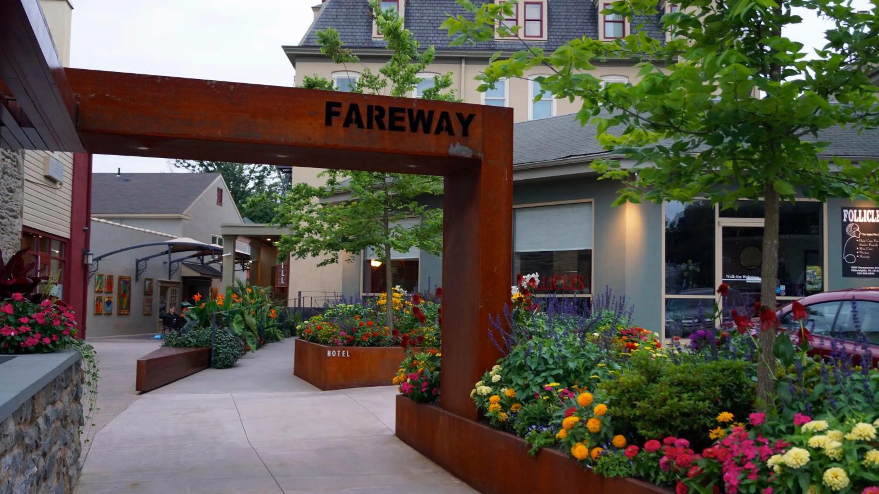 Natural landscape in Chestnut Hill Hotel