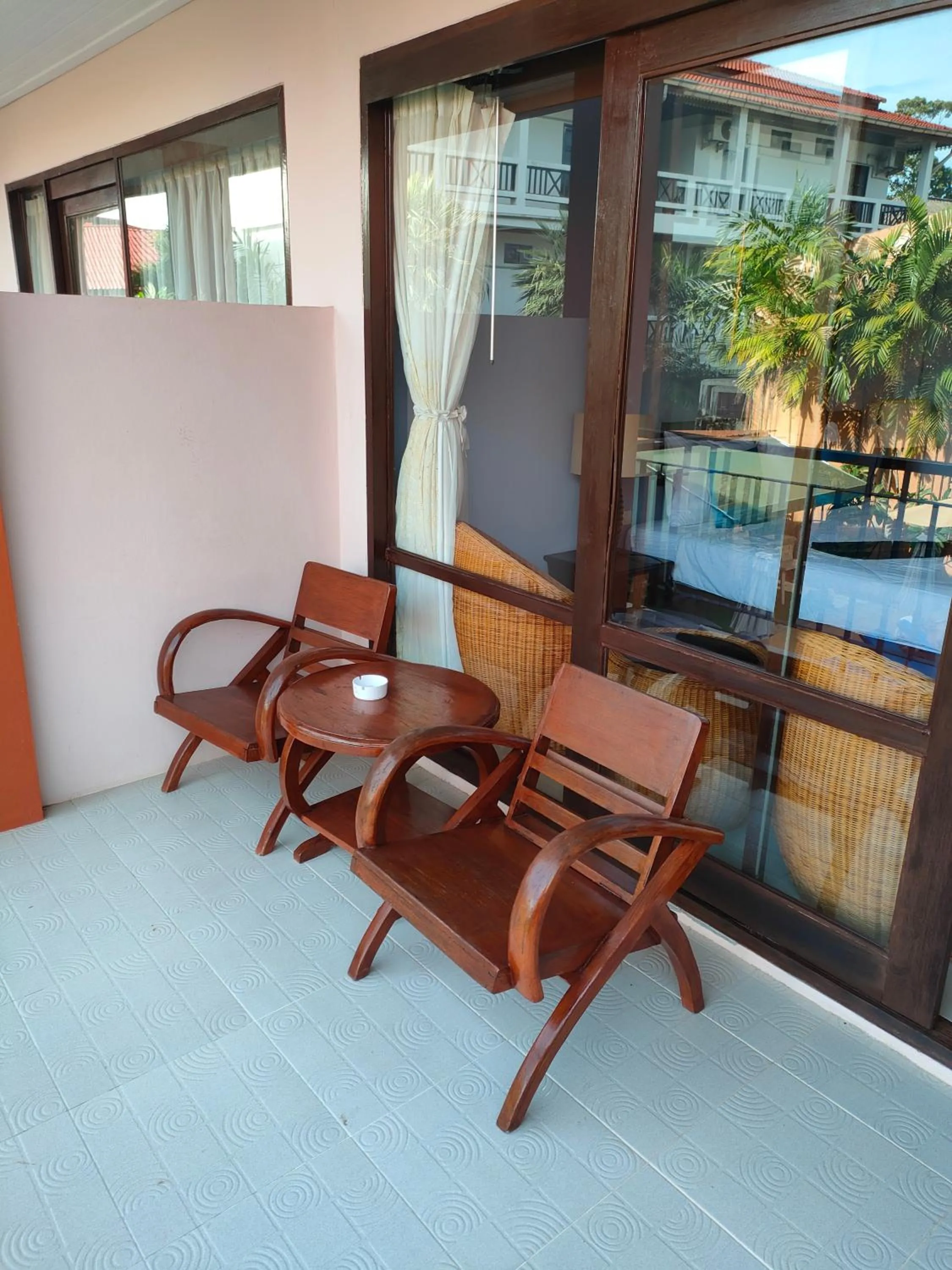 Balcony/Terrace in Grand Thai House Resort Lamai