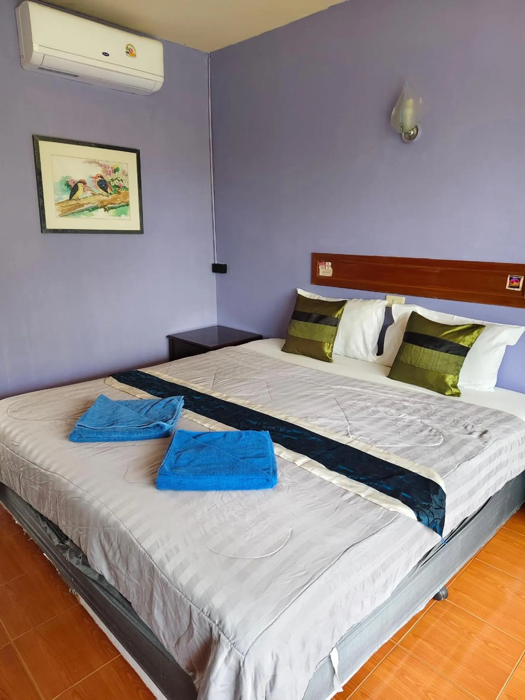 Bed in Grand Thai House Resort Lamai