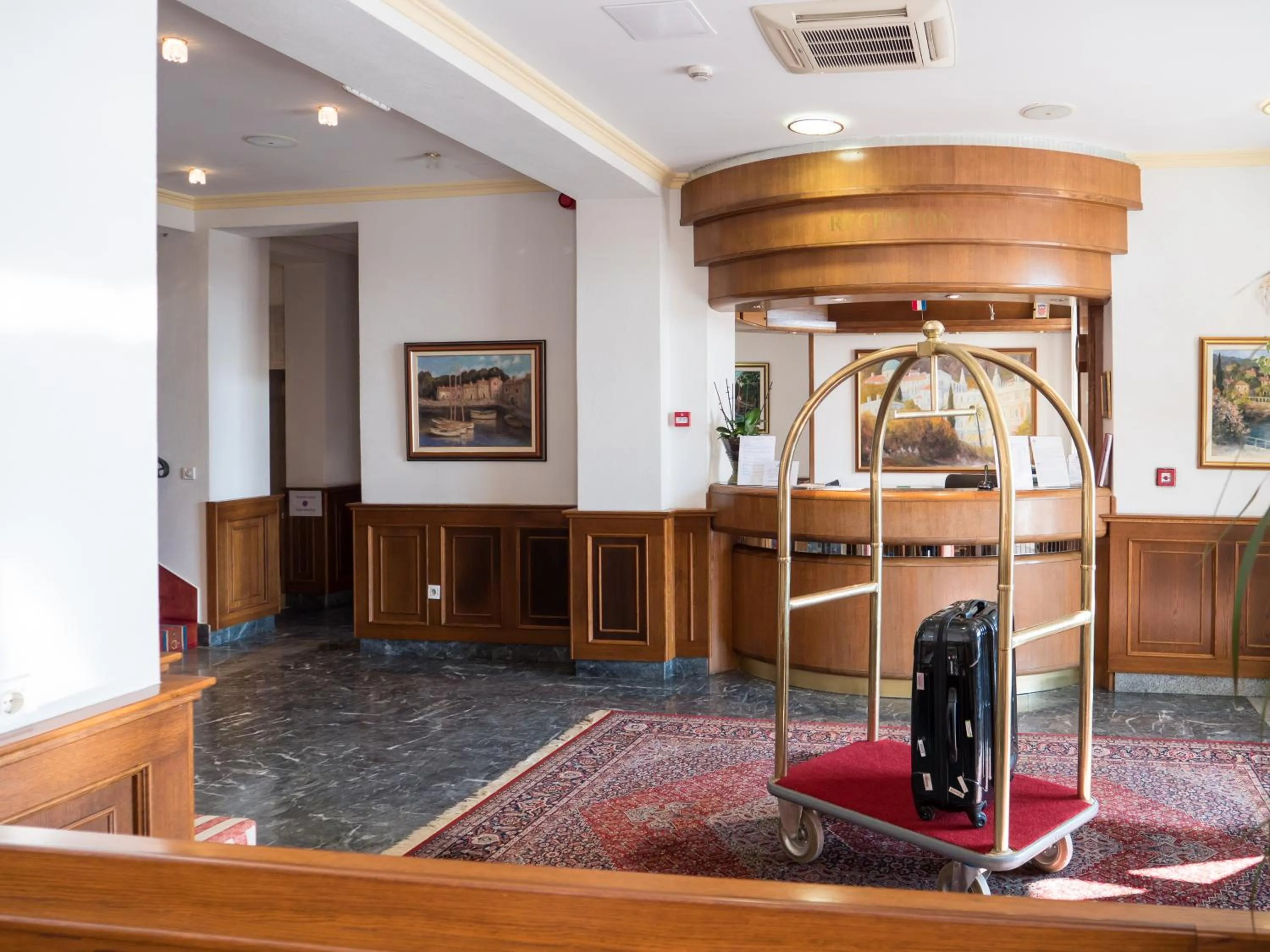 Lobby or reception in Hotel Galeb