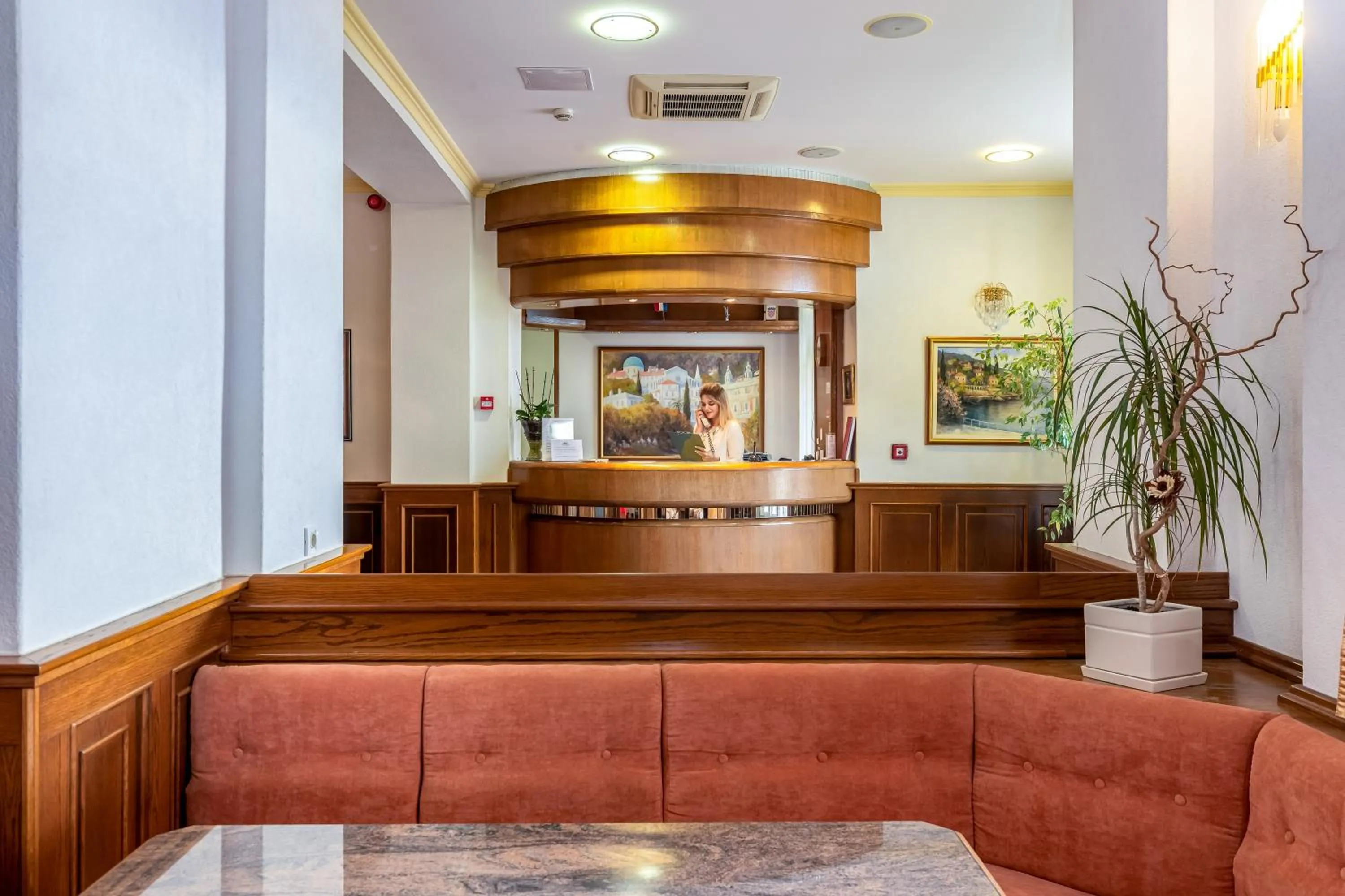 Lobby or reception in Hotel Galeb