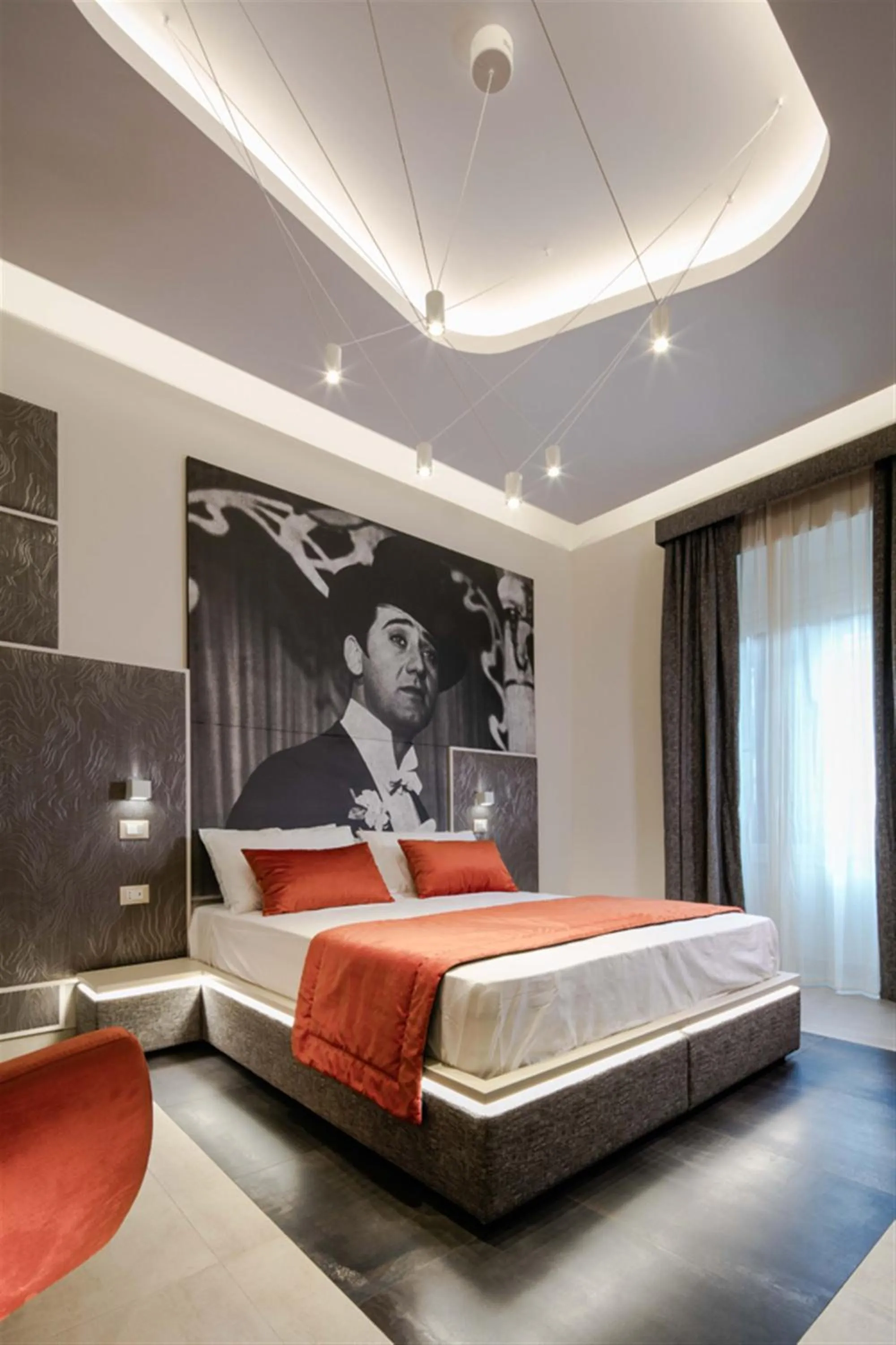 Bedroom, Bed in Via Veneto Luxury Suites