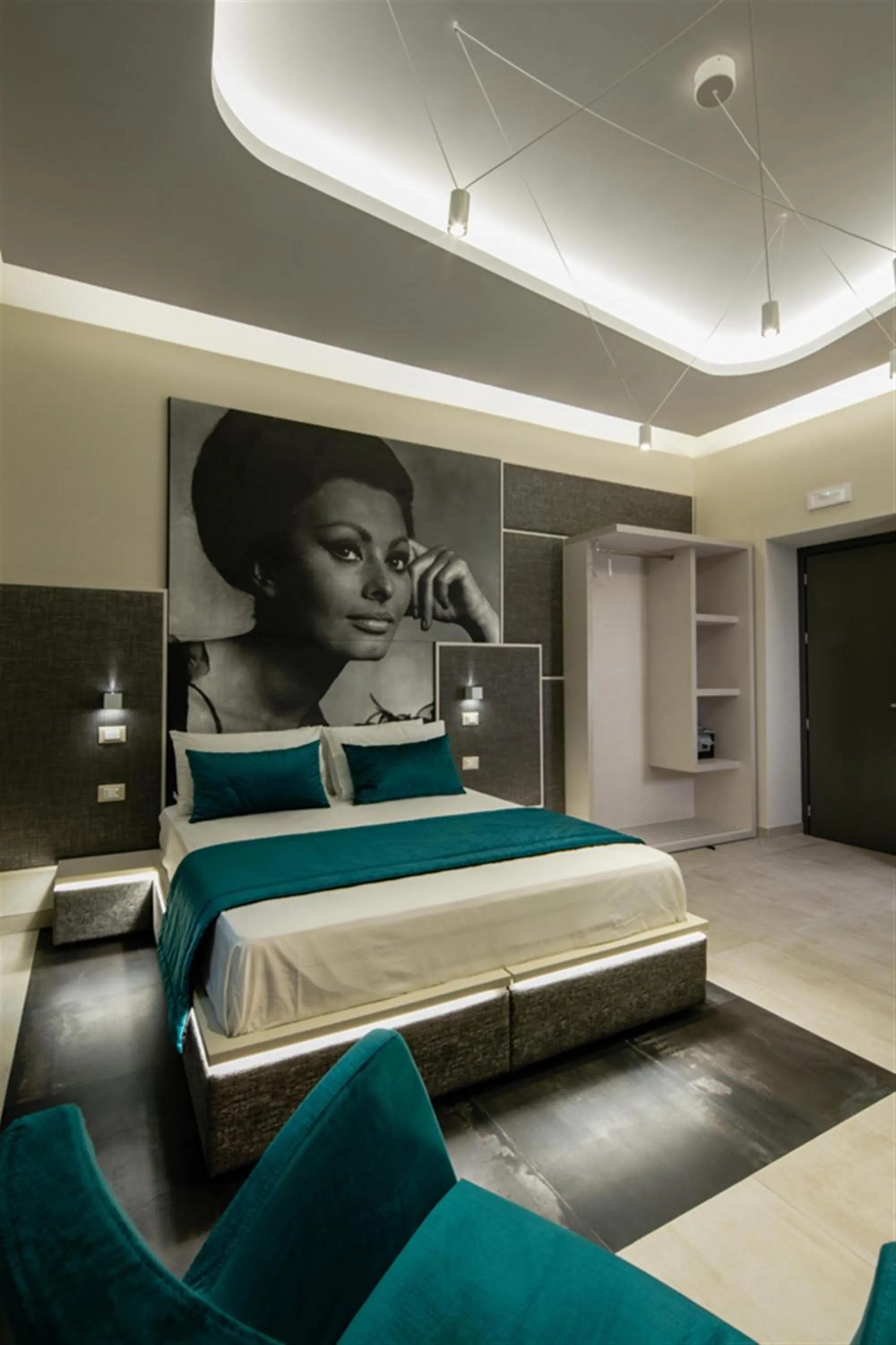 Bedroom, Bed in Via Veneto Luxury Suites