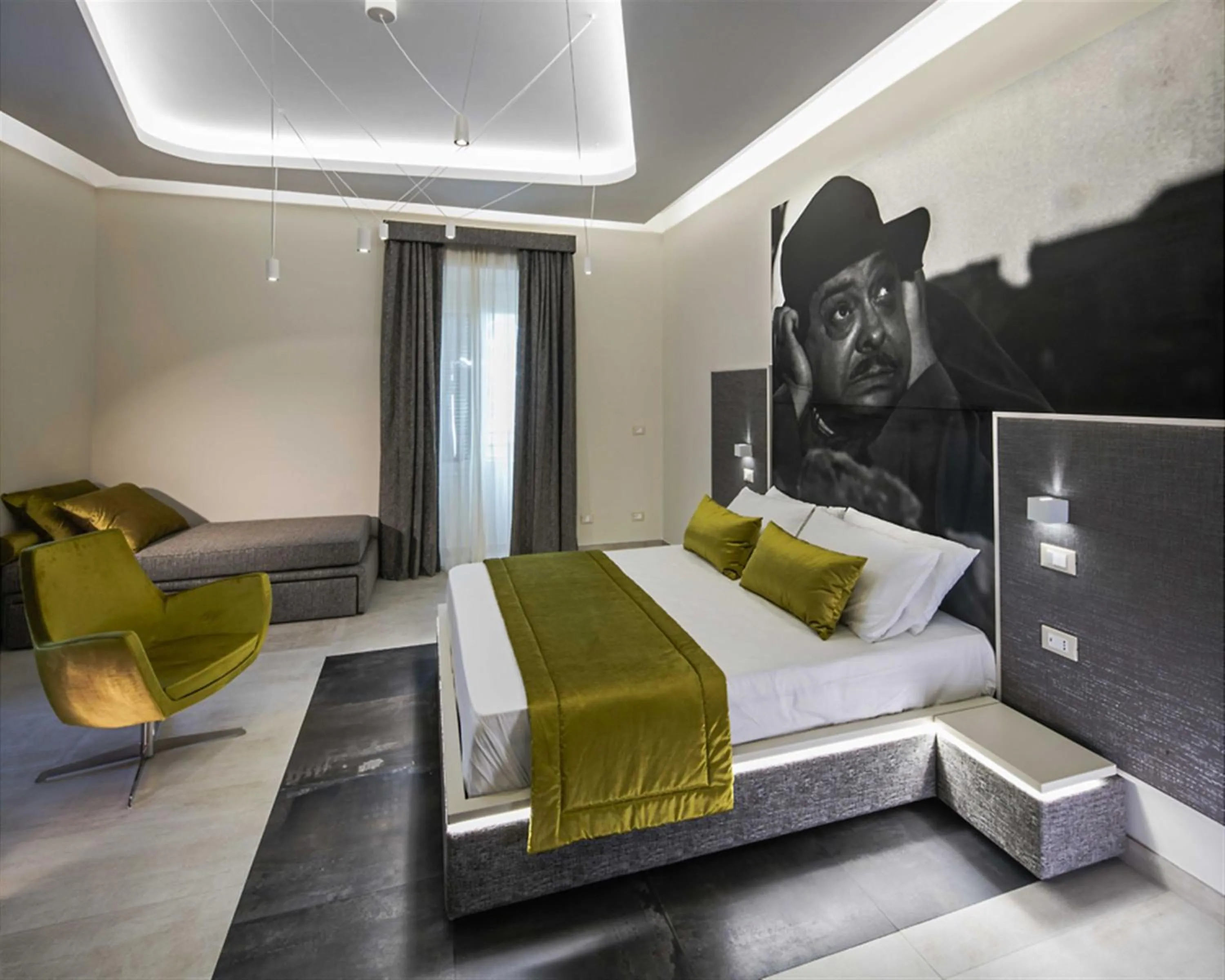 Bedroom, Bed in Via Veneto Luxury Suites