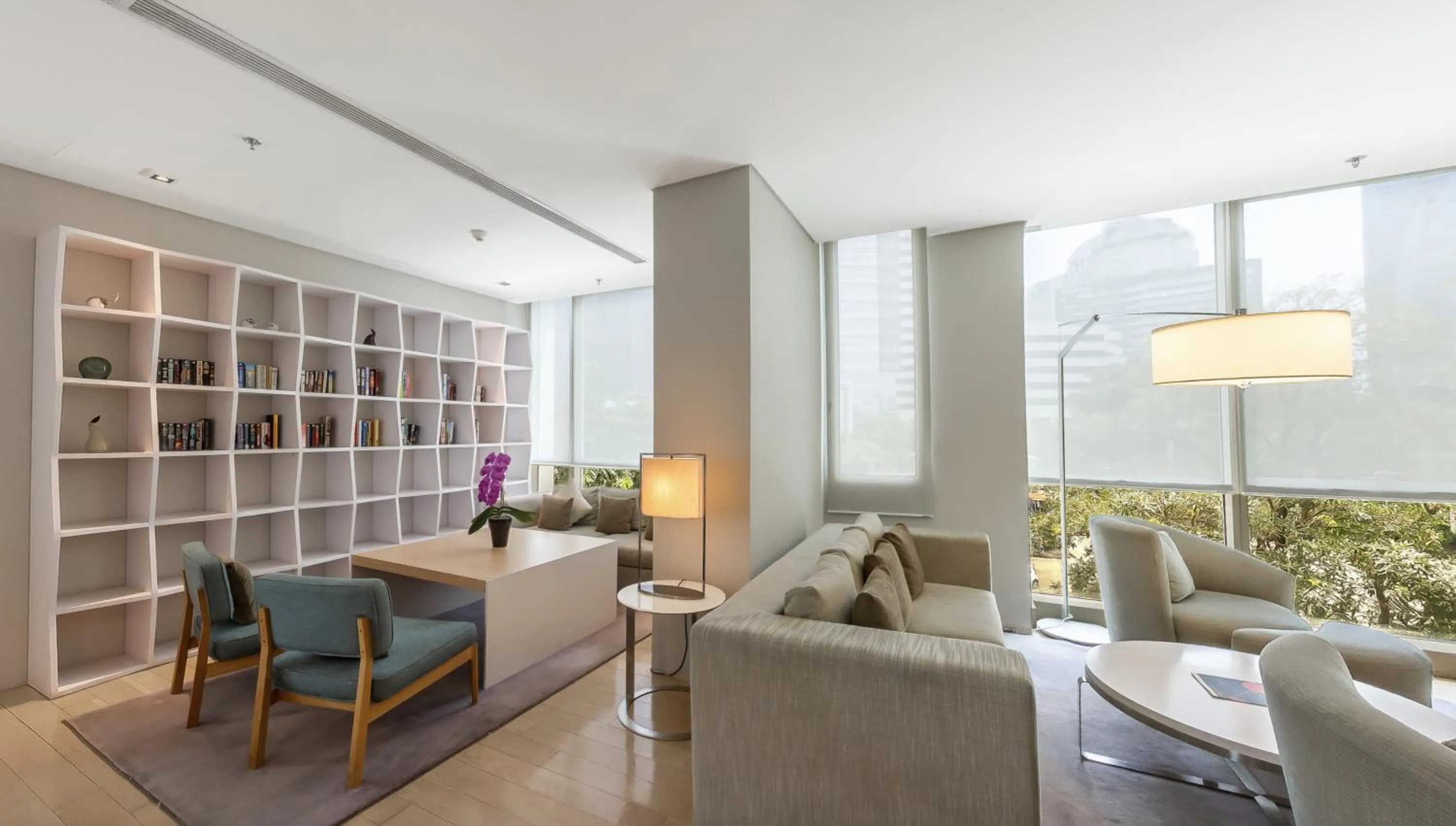 Communal lounge/ TV room in Fraser Residence Sudirman Jakarta