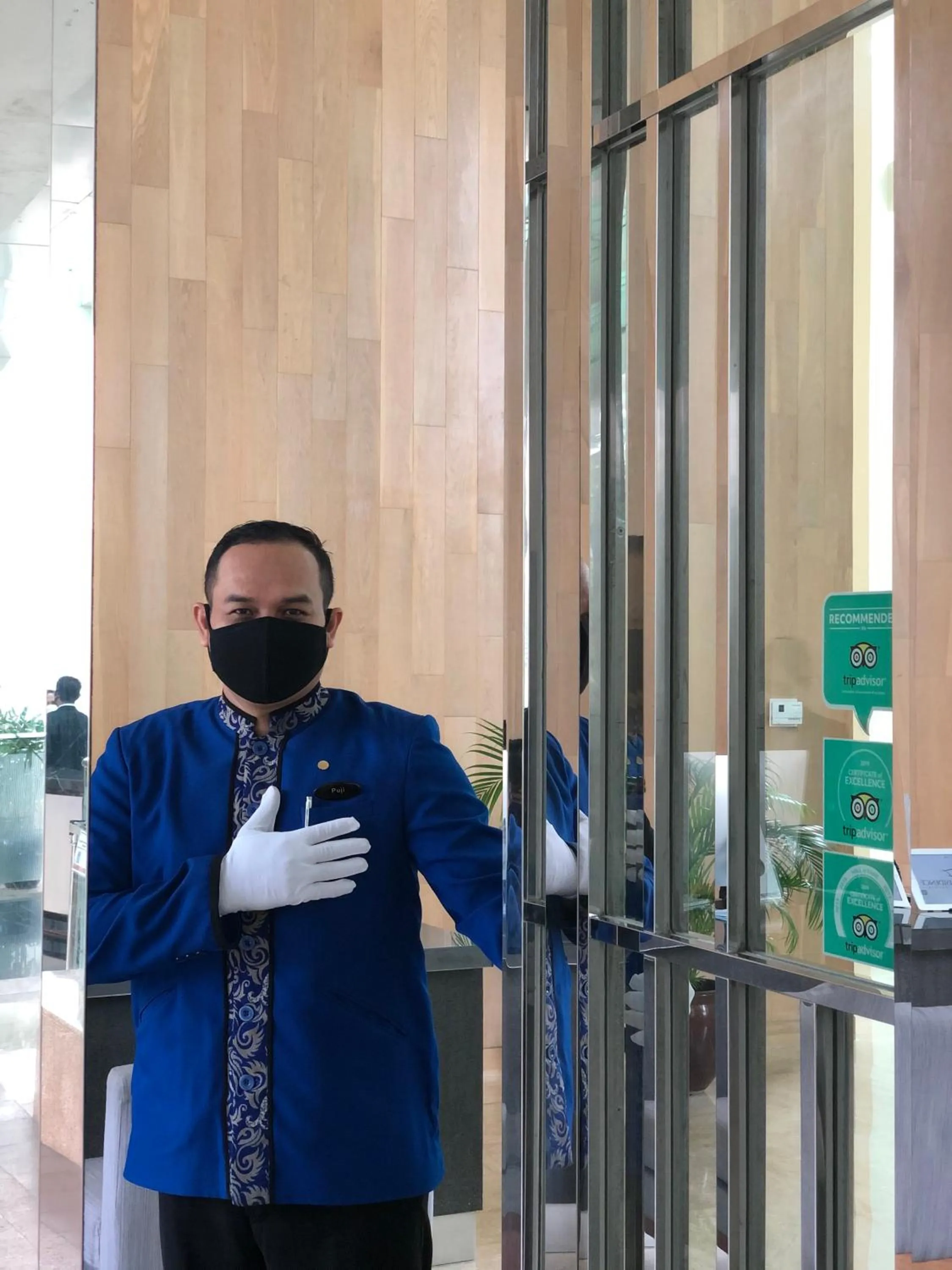 concierge in Fraser Residence Sudirman Jakarta