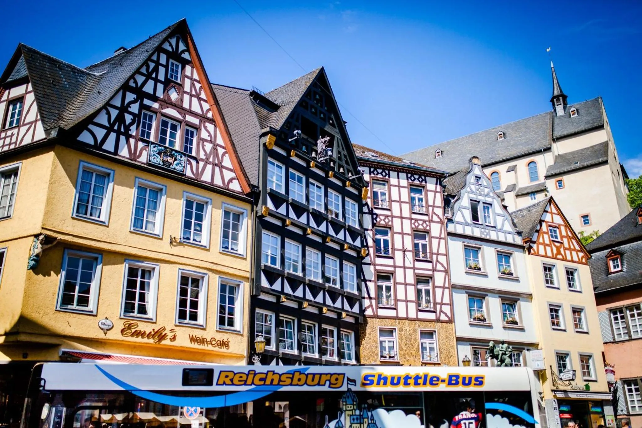 City view in aparthotel Cochem