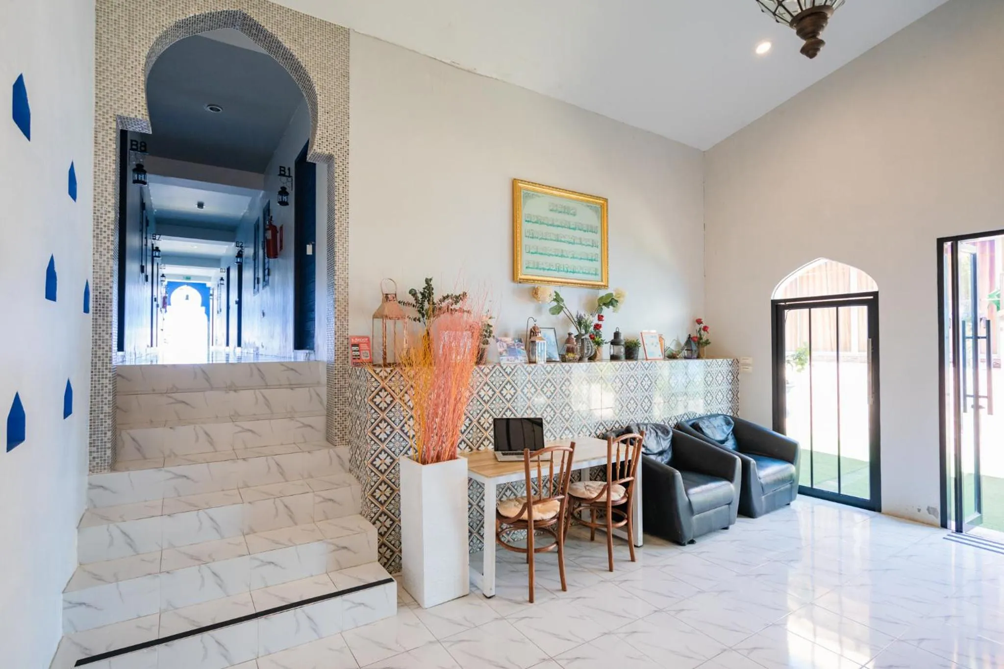 Living room in The Panwa Guesthouse, Phuket