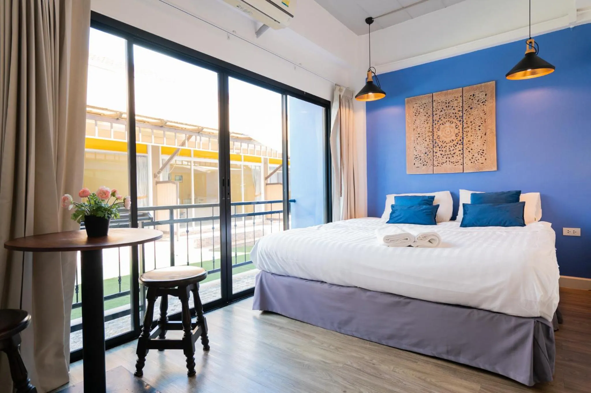 Bed in The Panwa Guesthouse, Phuket