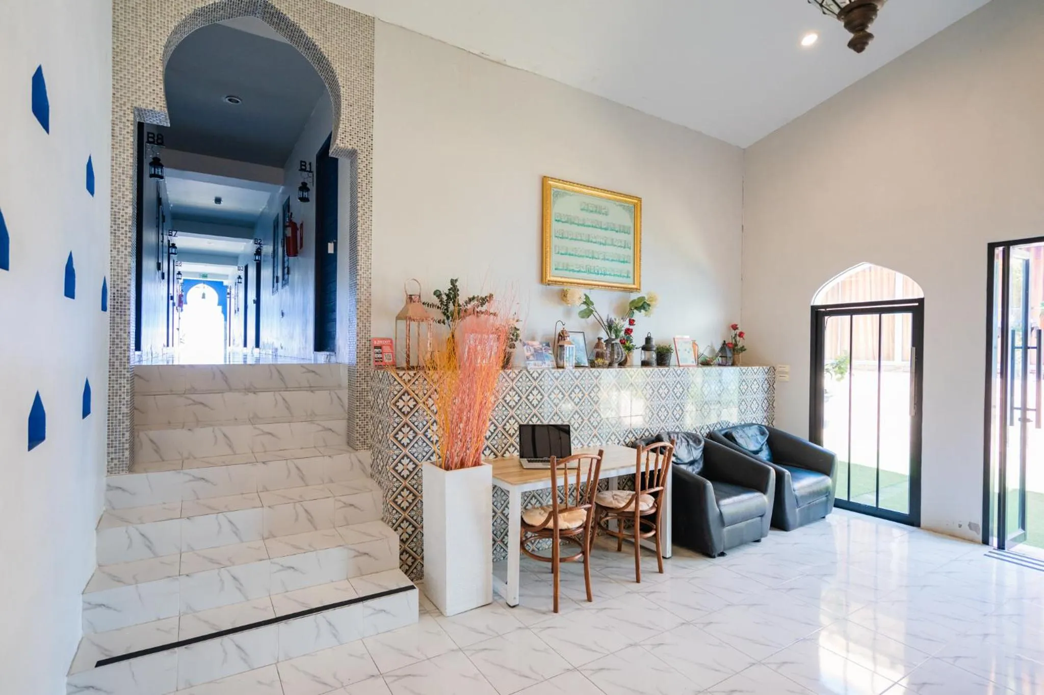 Living room in The Panwa Guesthouse, Phuket