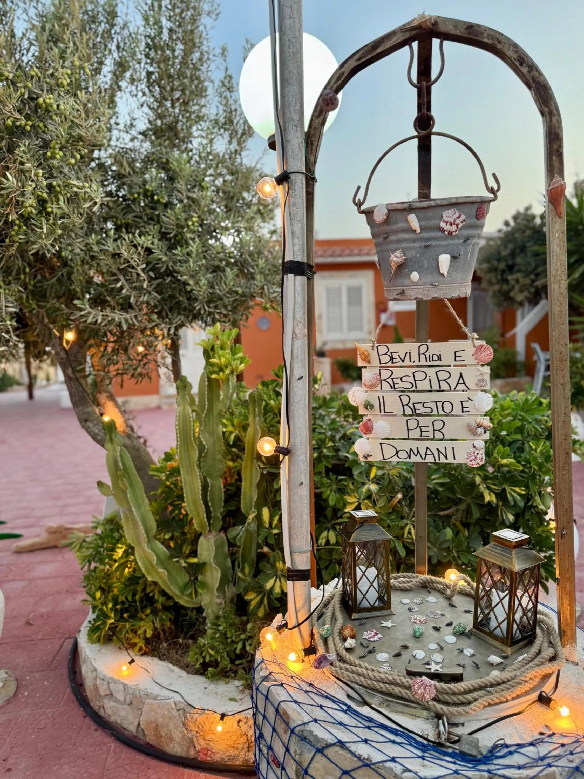 Garden view in Residence La Conchiglia