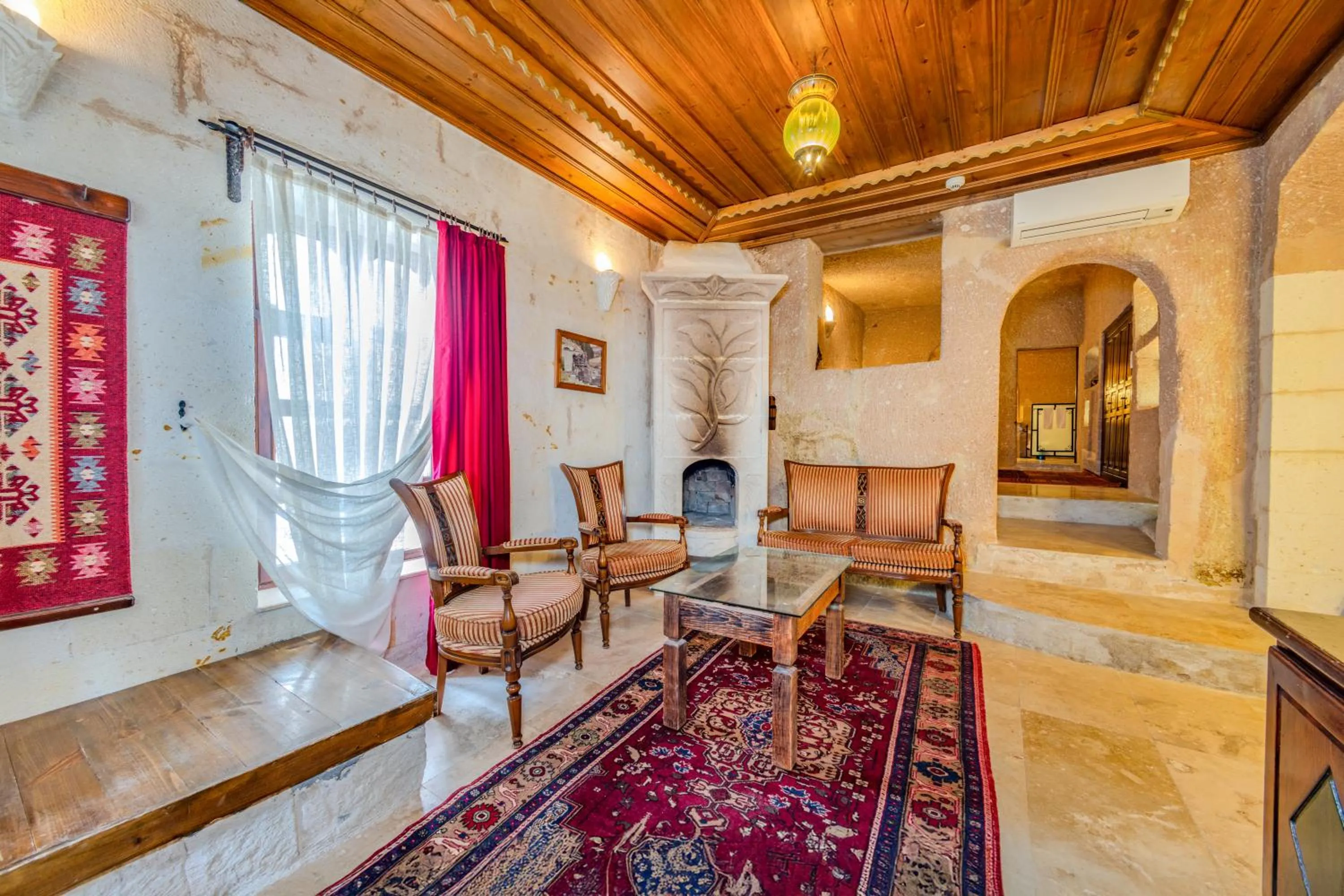 Living room in MDC Cave Hotel Cappadocia