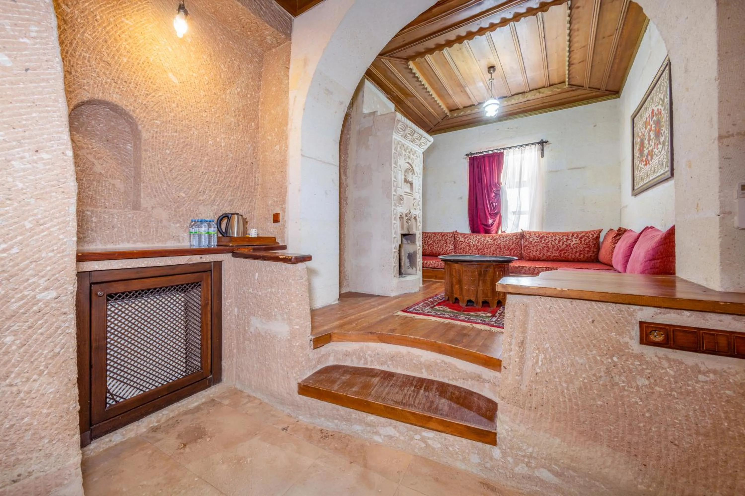 Bed in MDC Cave Hotel Cappadocia