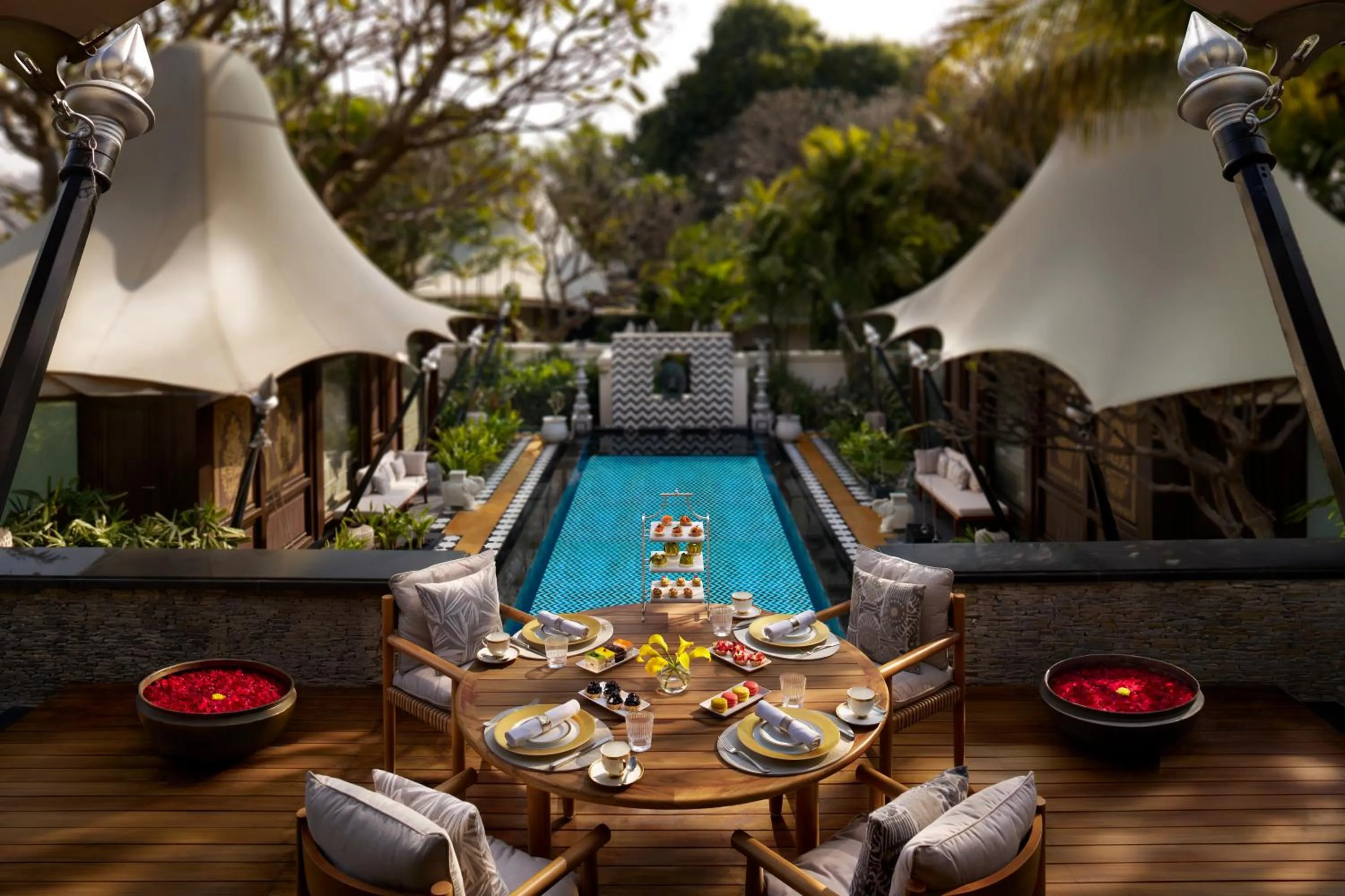 Patio in The Leela Palace Udaipur