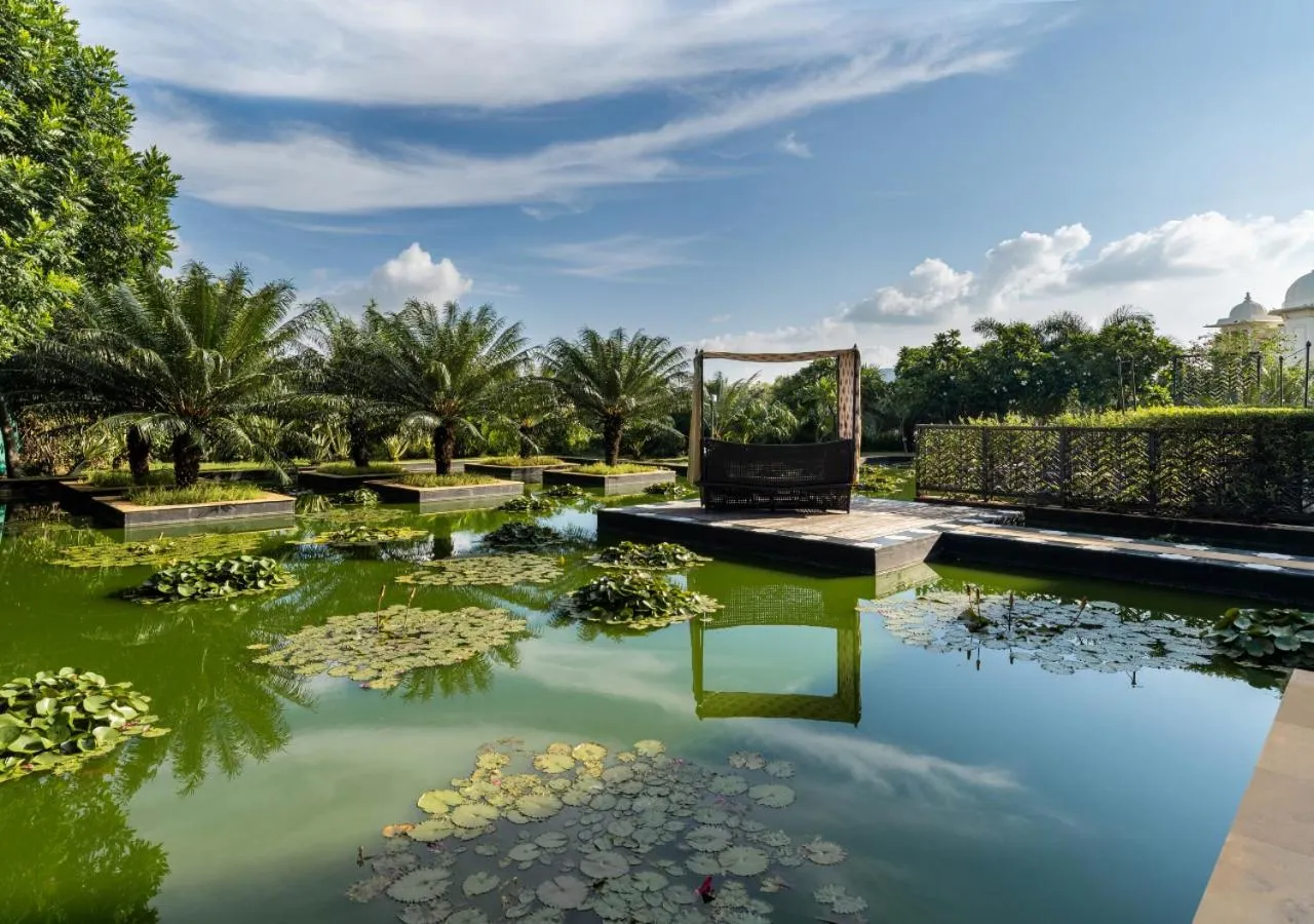 Seating area in The Leela Palace Udaipur