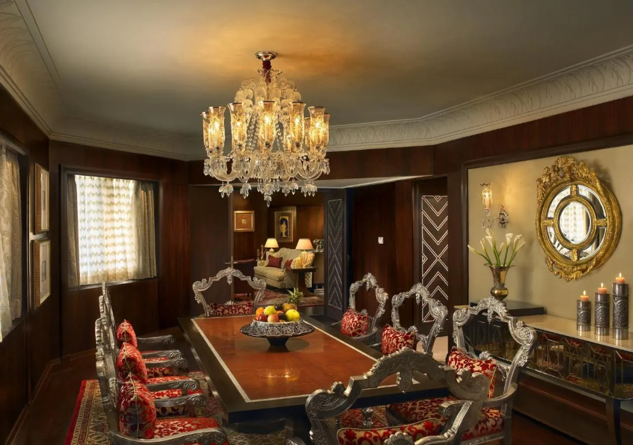 Dining area in The Leela Palace Udaipur