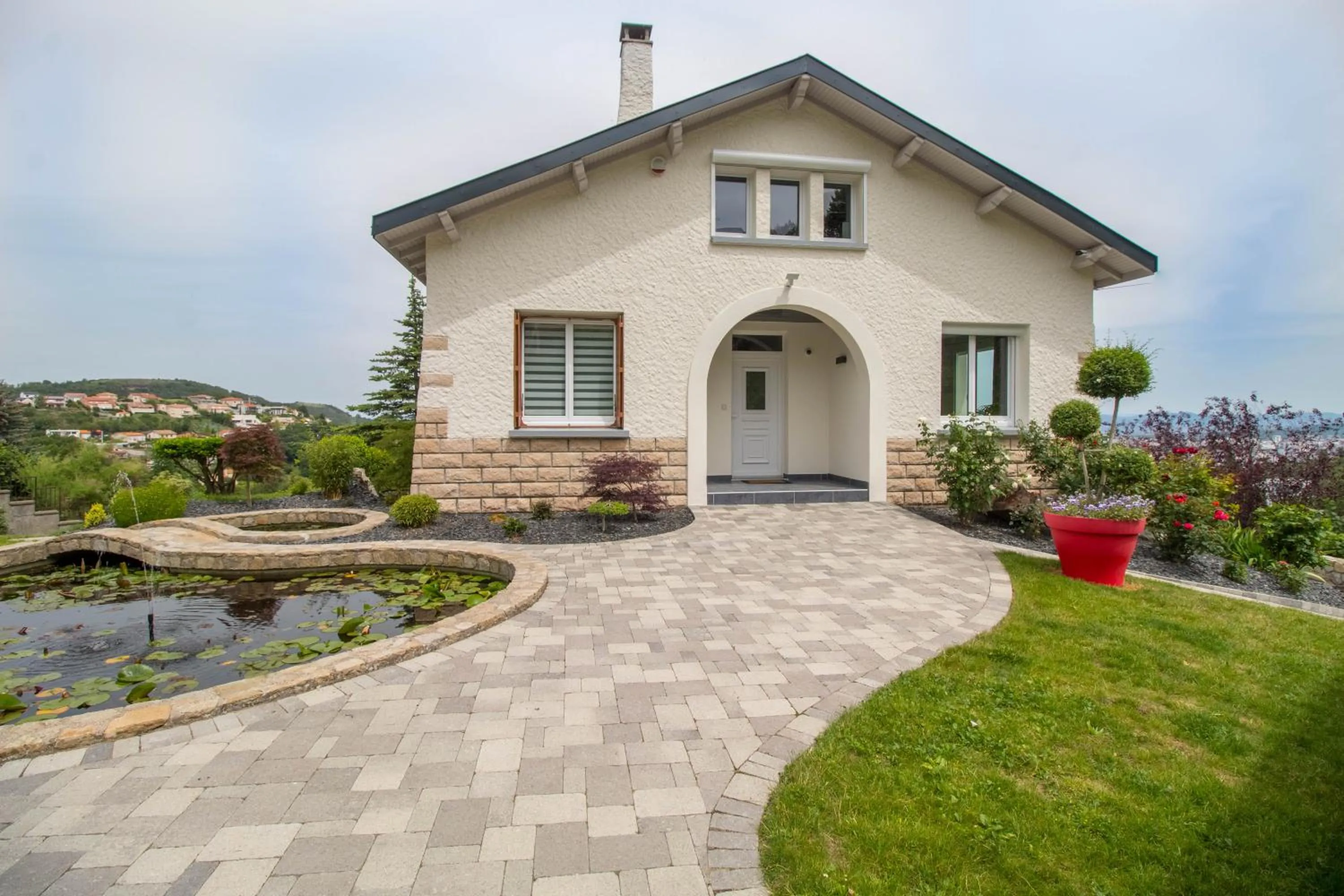 Property building in Chambres d'hôtes Villa Volcano