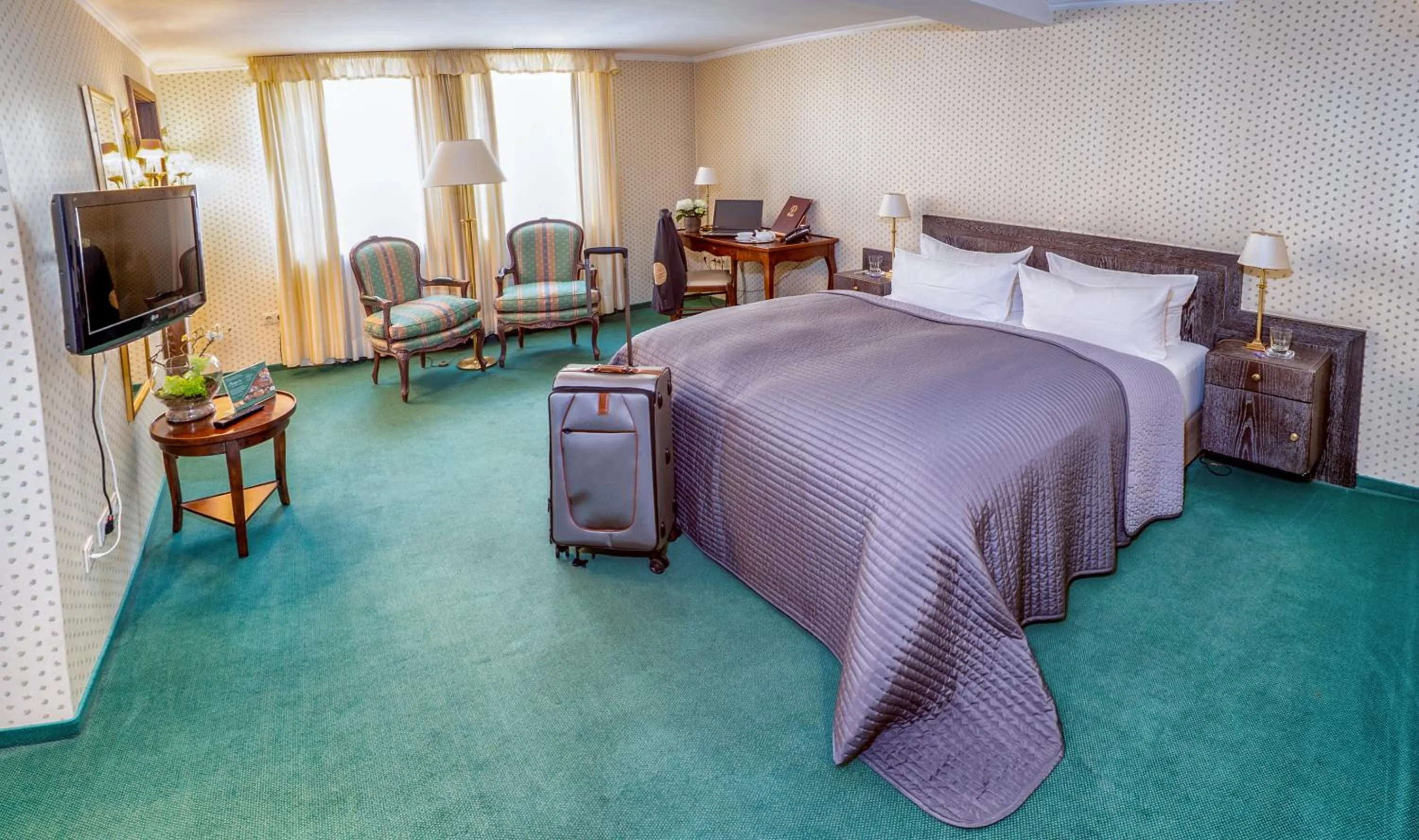 Bed in Stadthotel Patrizier