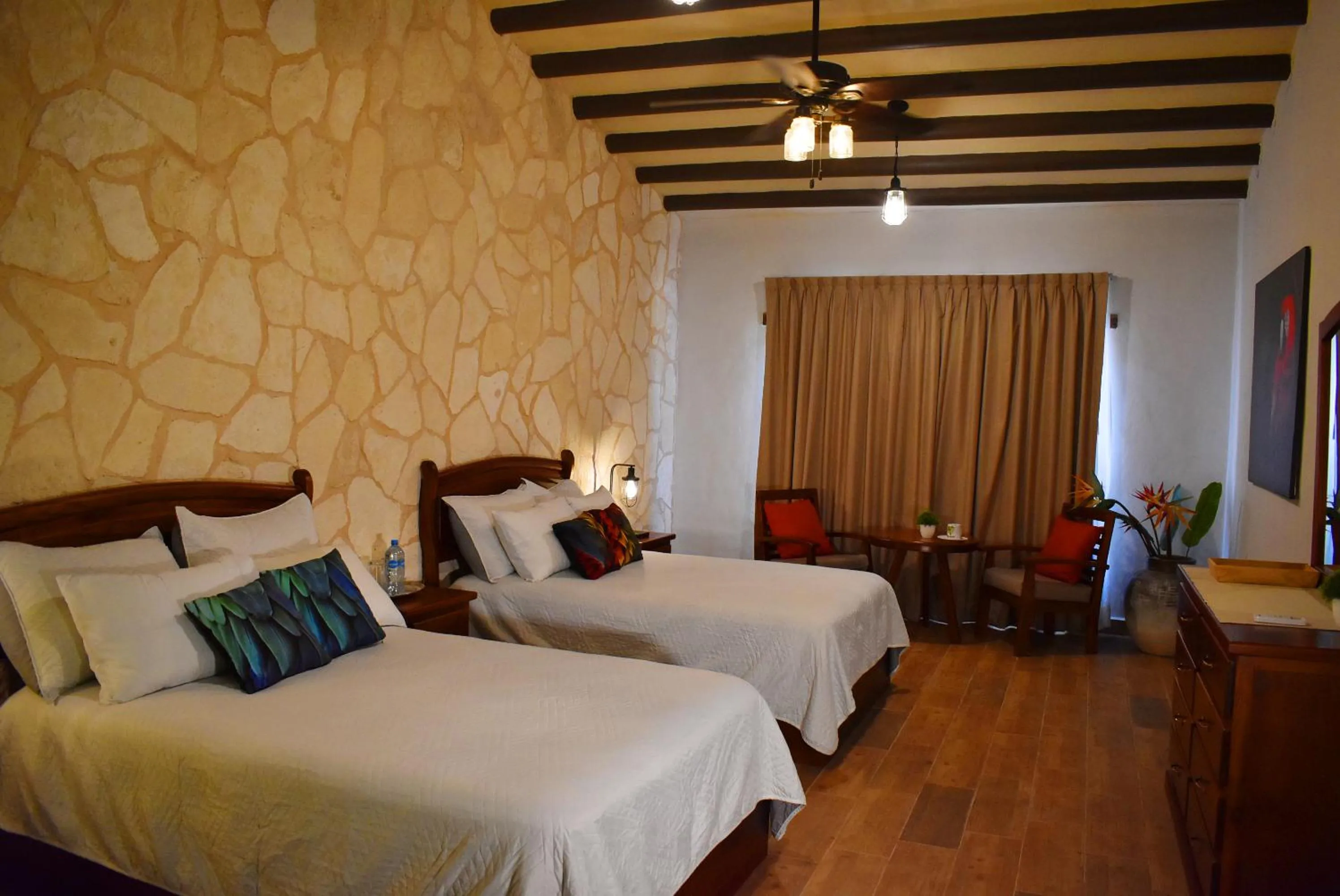 Bed in Villas Vallazoo