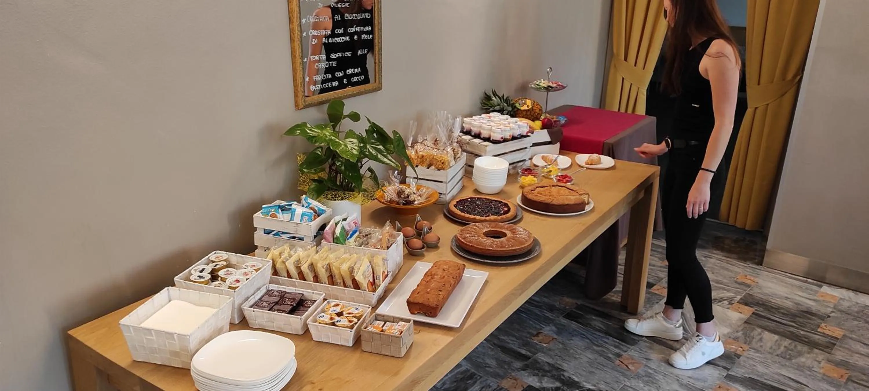 Breakfast in Hotel Trieste