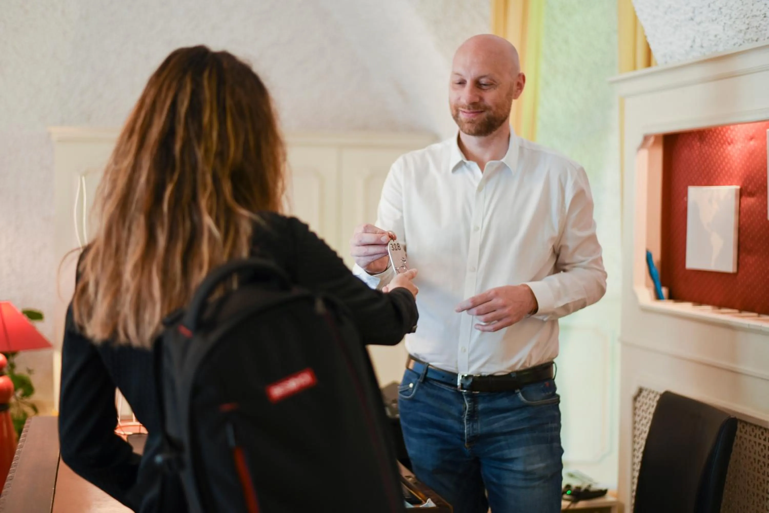 Lobby or reception in Hotel Trieste